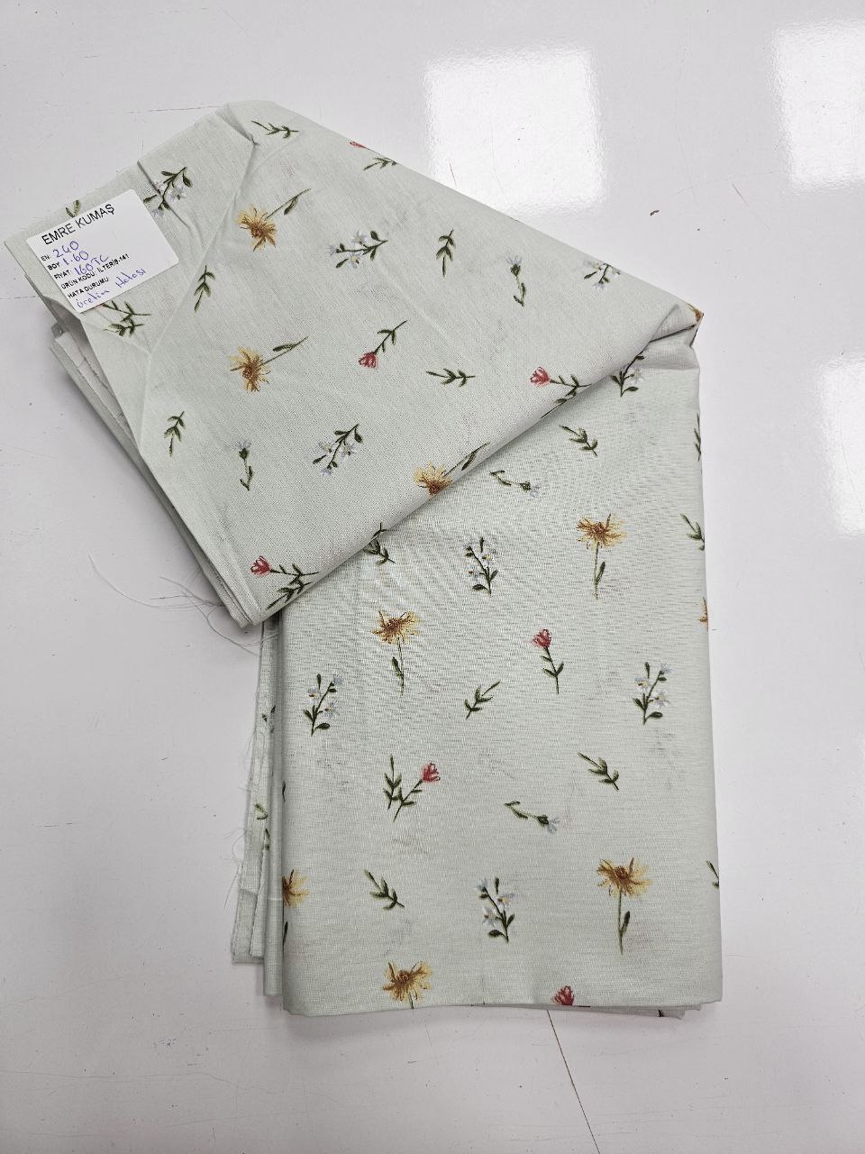 Desenli Nevresimlik Poplin Kumaş