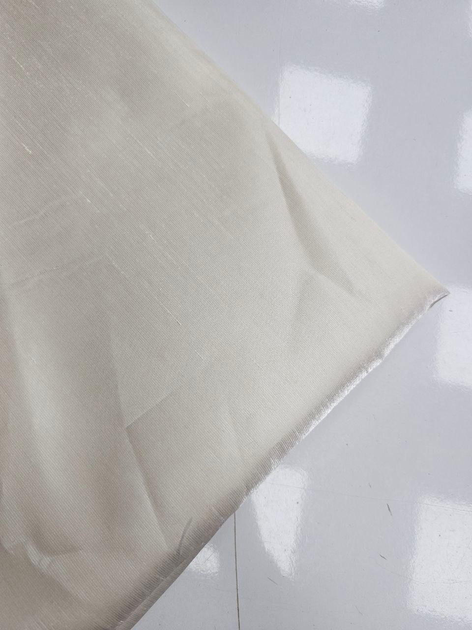 Krem Renk Osmanlı İpeği Kumaşı