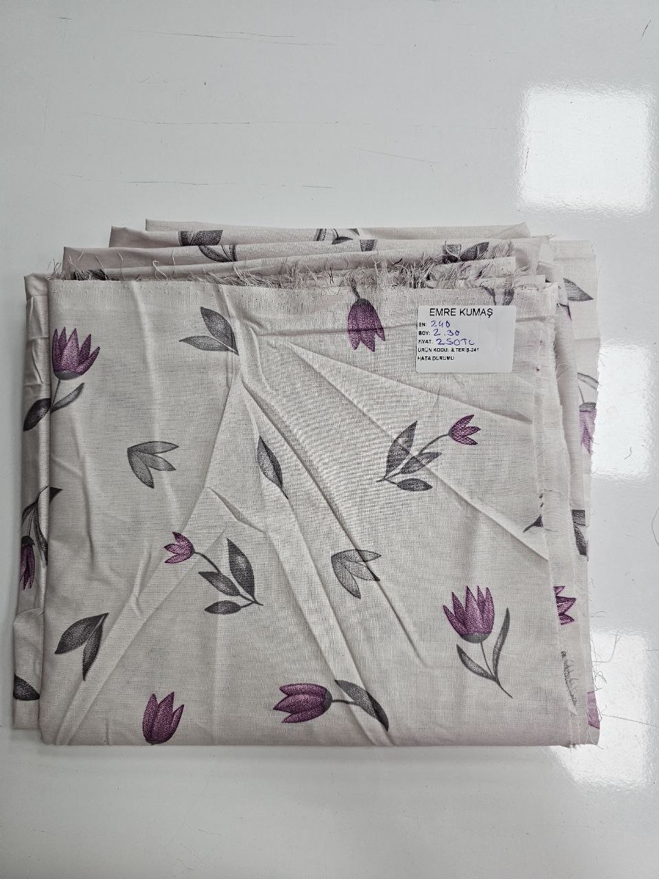 Desenli Nevresimlik Poplin Kumaş