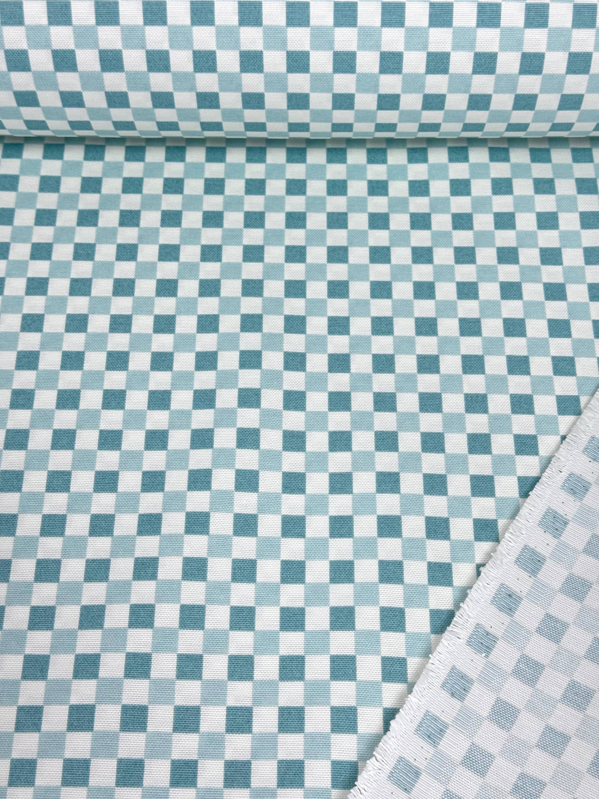 قماش بطة مخطط باللون البني - قماش بطة