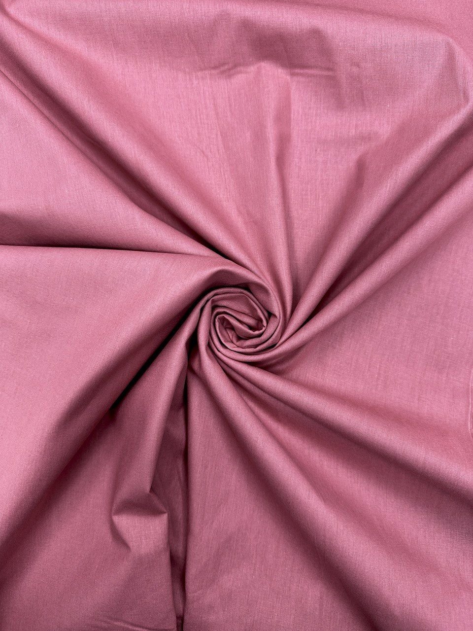 Koyu Gül Kurusu Nevresimlik Organik Poplin Kumaş