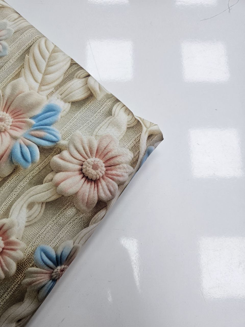 Dijital Baskılı Desen Nevresimlik Poplin Kumaş