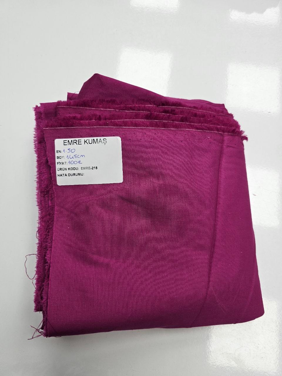 Açık Mürdüm Rengi Giyimlik Poplin Kumaş