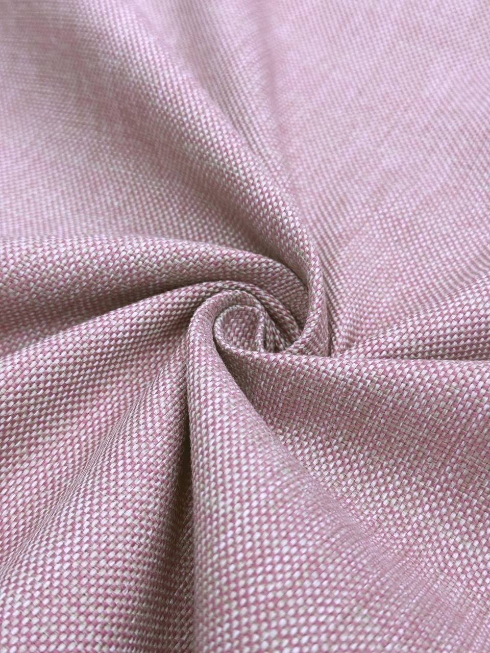 Enzahome Etna Serisi Pembe Döşemelik Keten Kumaş