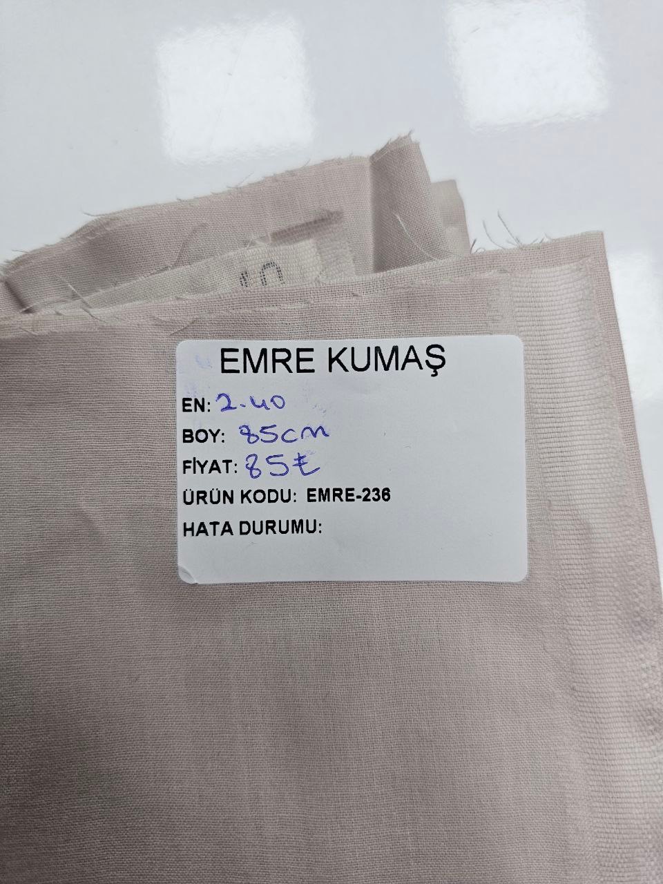 Kapuçino Renk Nevresimlik Poplin Kumaş