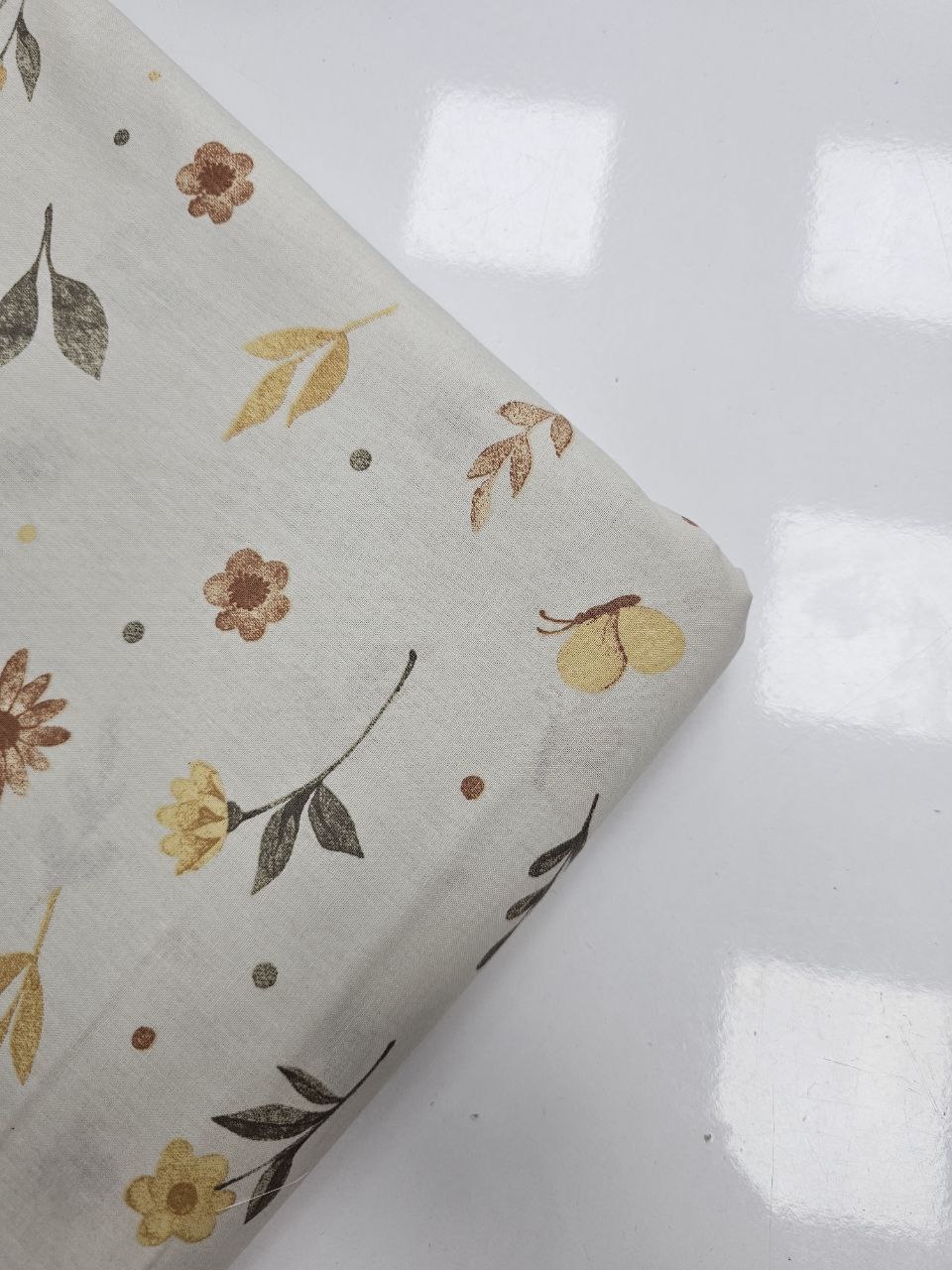 Desenli Nevresimlik Poplin Kumaş