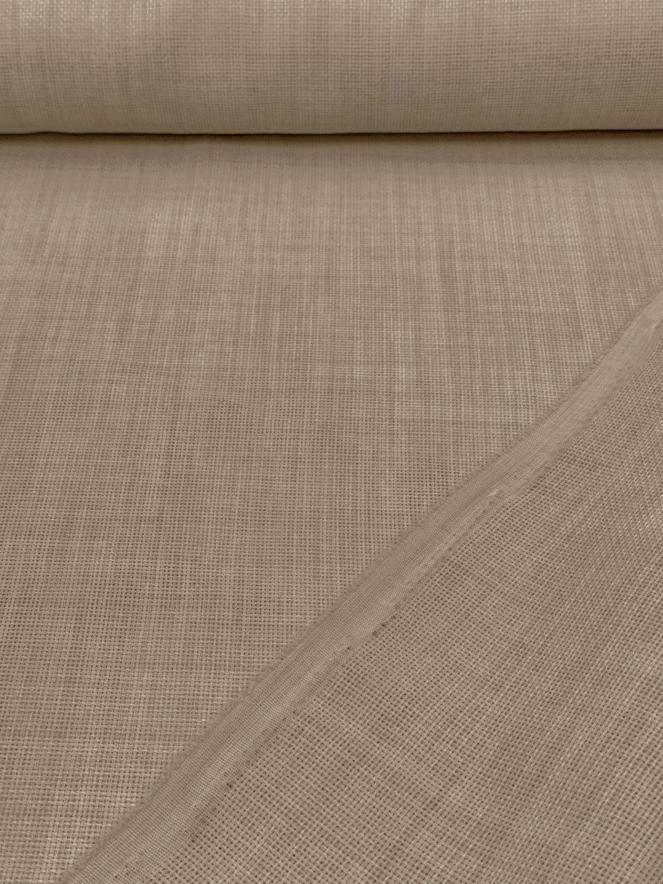 Koyu Kapuçino Simsiz Linen Kumaş