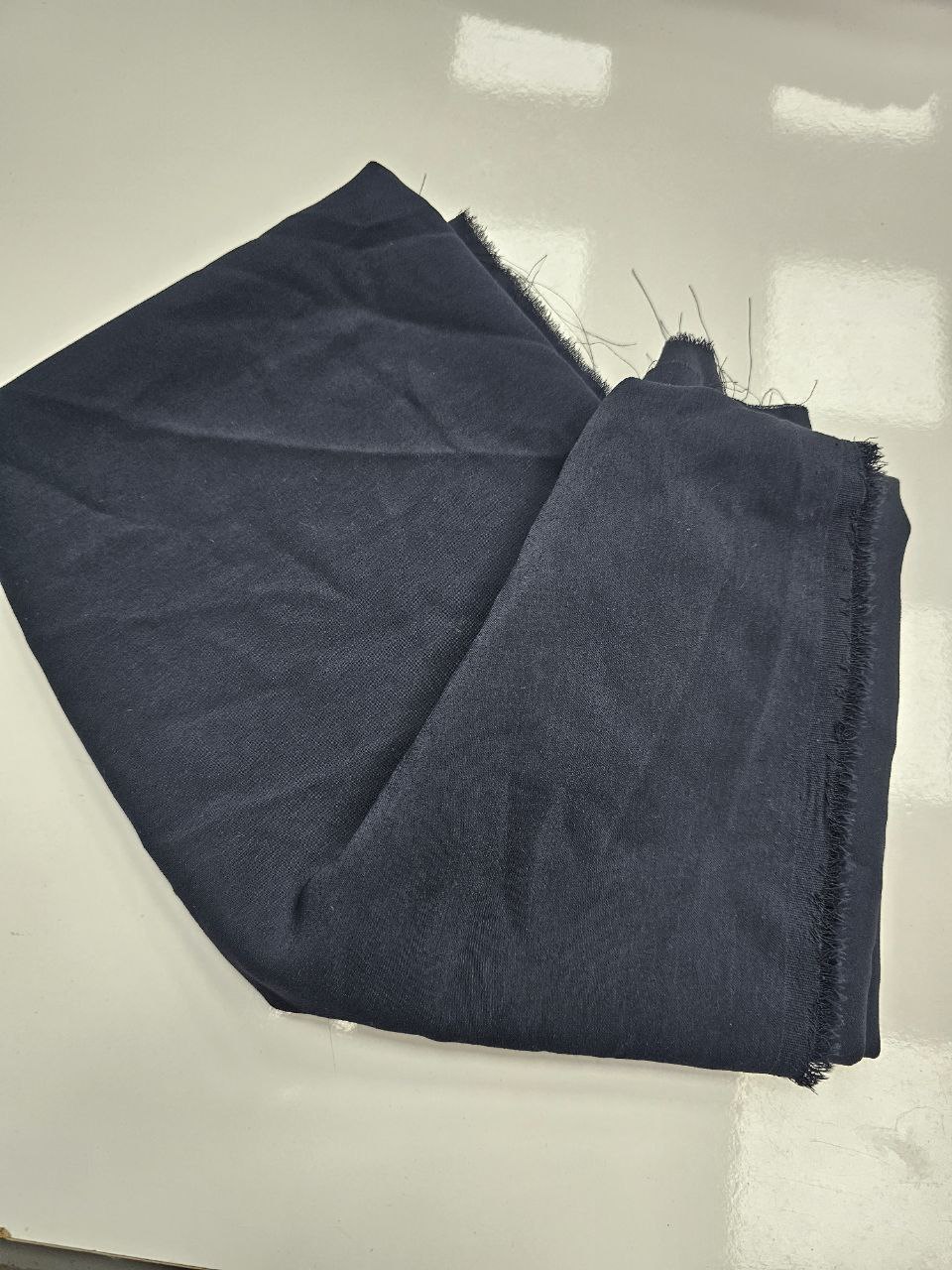 Navy Blue Color Crepe Fabric for Clothing
