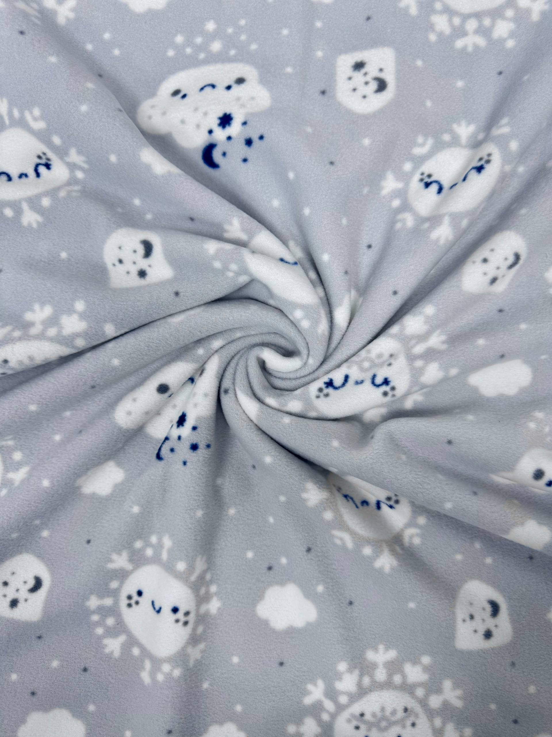 Patterned Polar Fleece Fabric