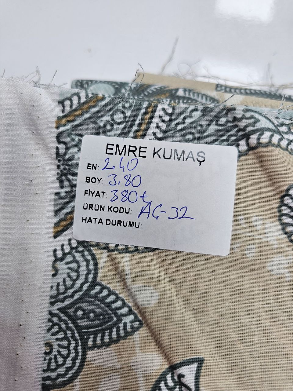 Desenli Nevresimlik Poplin Kumaş