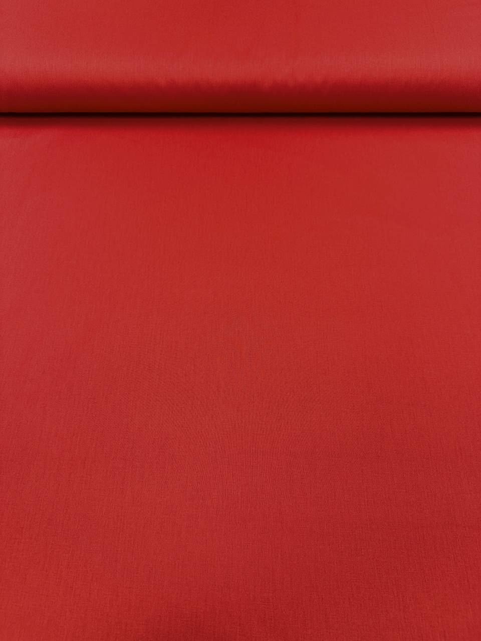 Kırmızı Nevresimlik Organik Poplin Kumaş