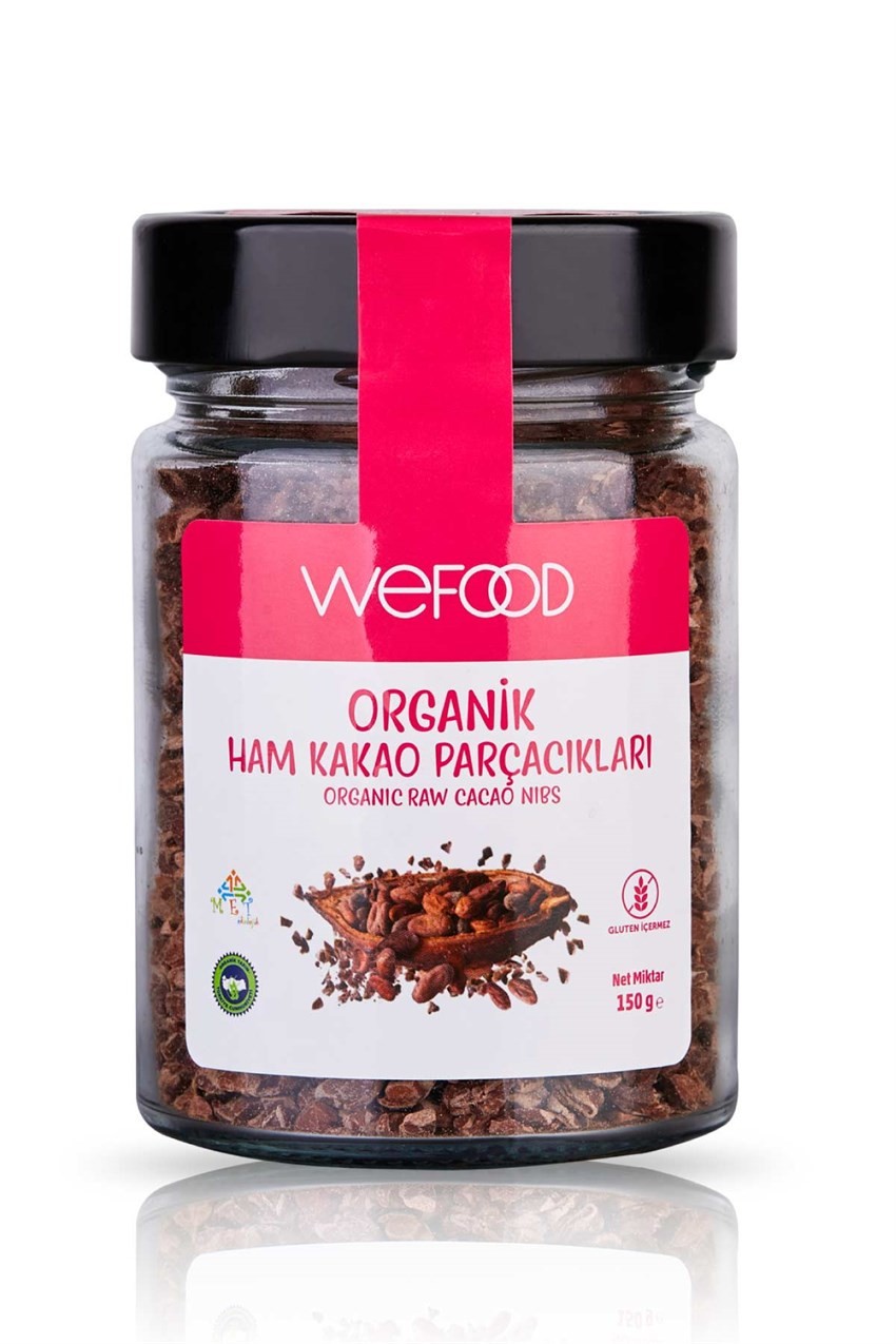 Organik Ham Kakao Parçacıkları 150 Gr (Kakao Nibs)