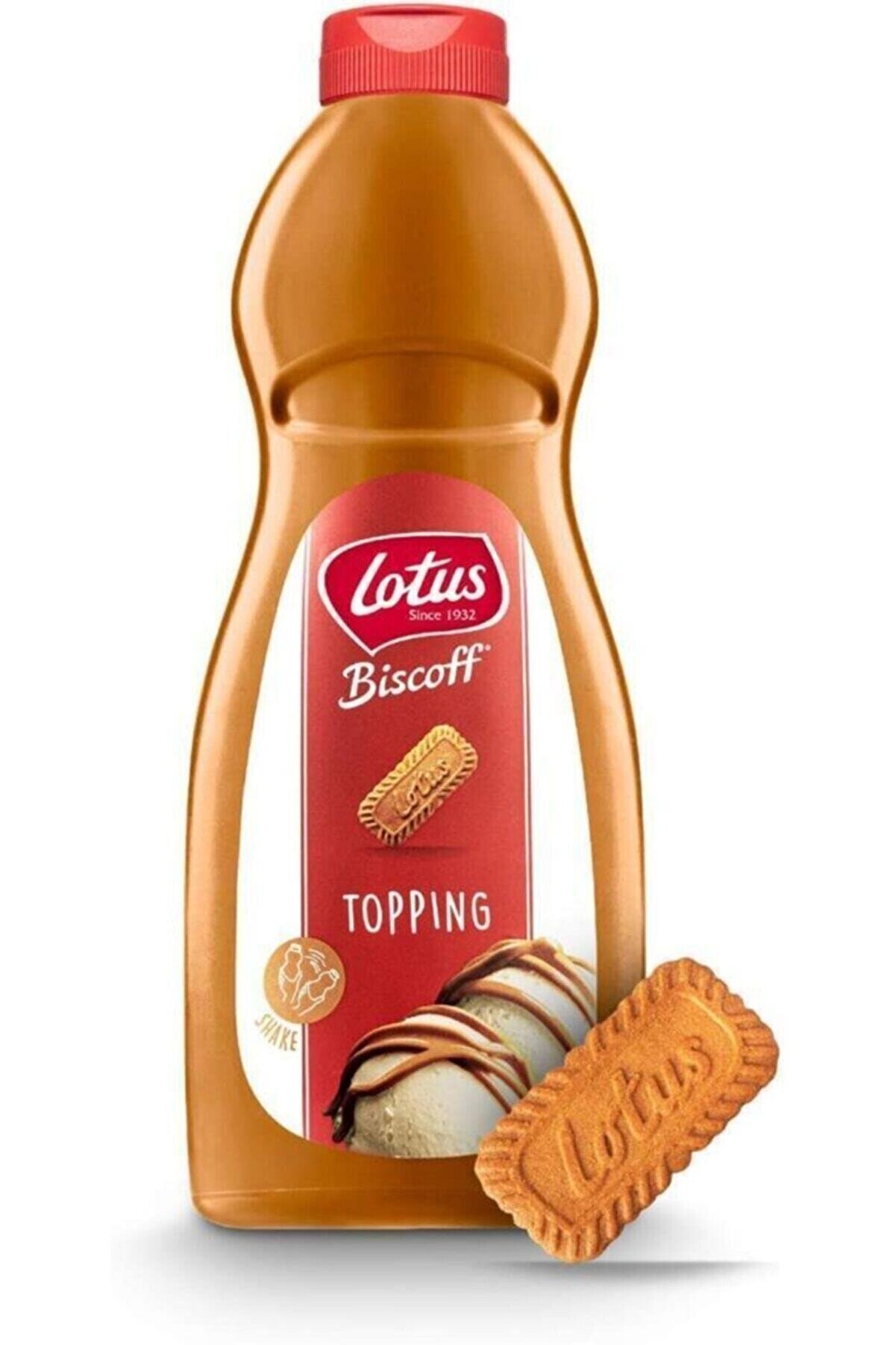 Lotus Biscoff Topping Sauce Original / Sıkılabilir Karamelize Bisküvi Sosu 1 Kg