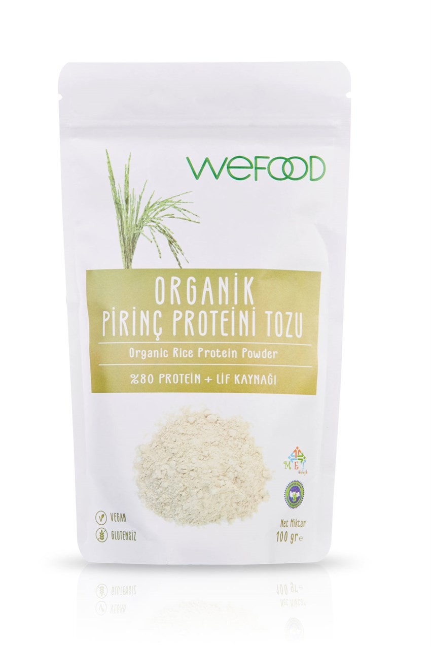 Organik Pirinç Proteini Tozu 100 Gr