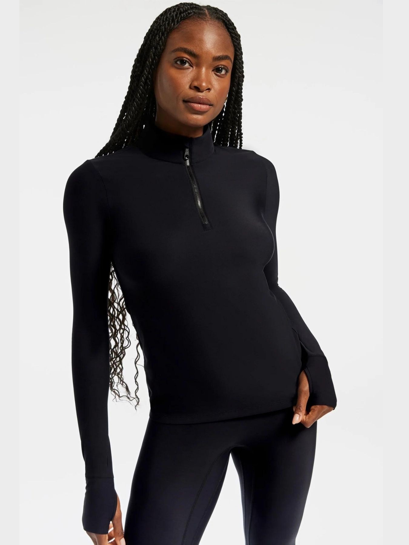 BodyLondon Zippered Long Sleeve Top