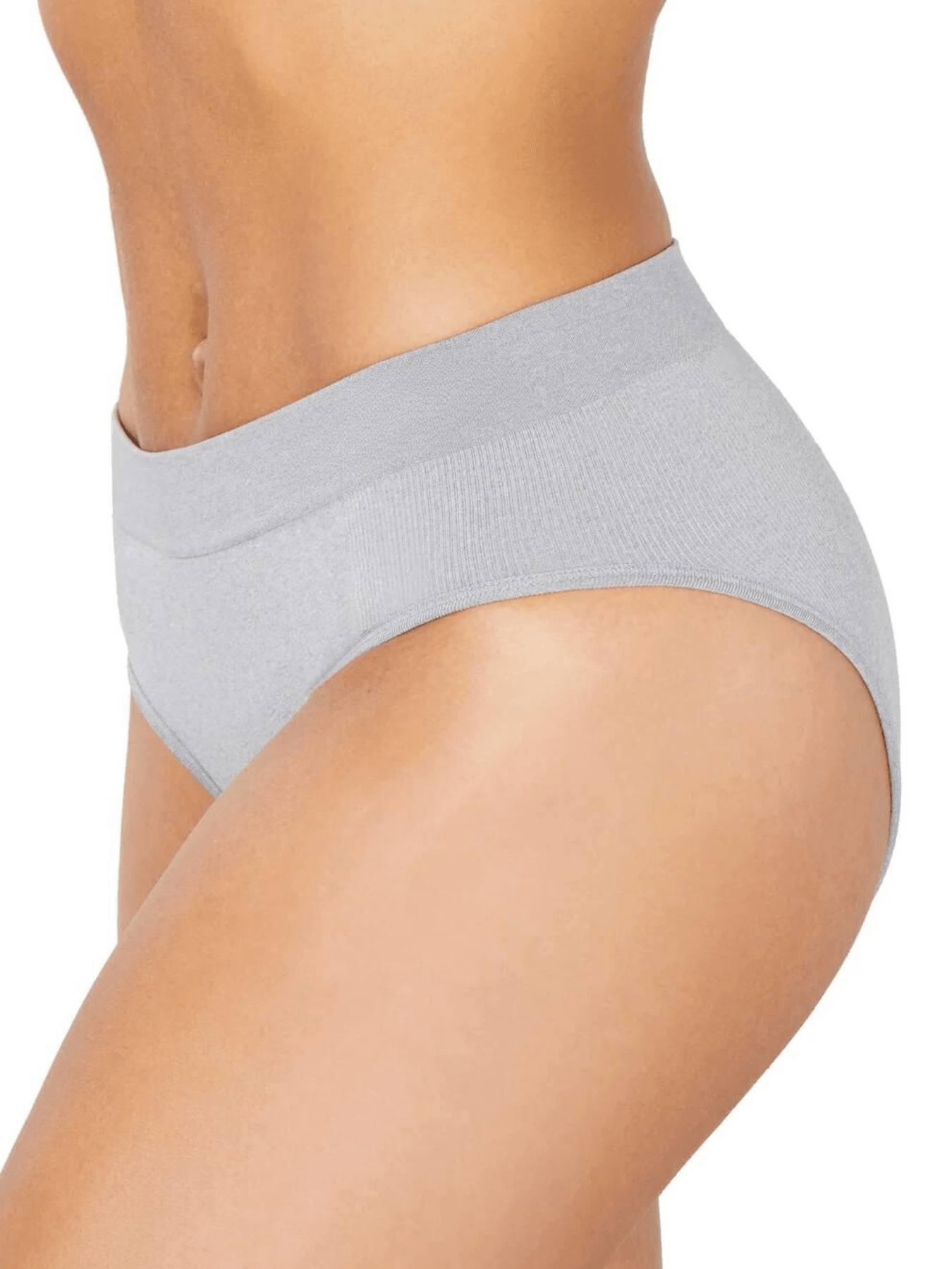 High Shape Sculpture Thong - Grey