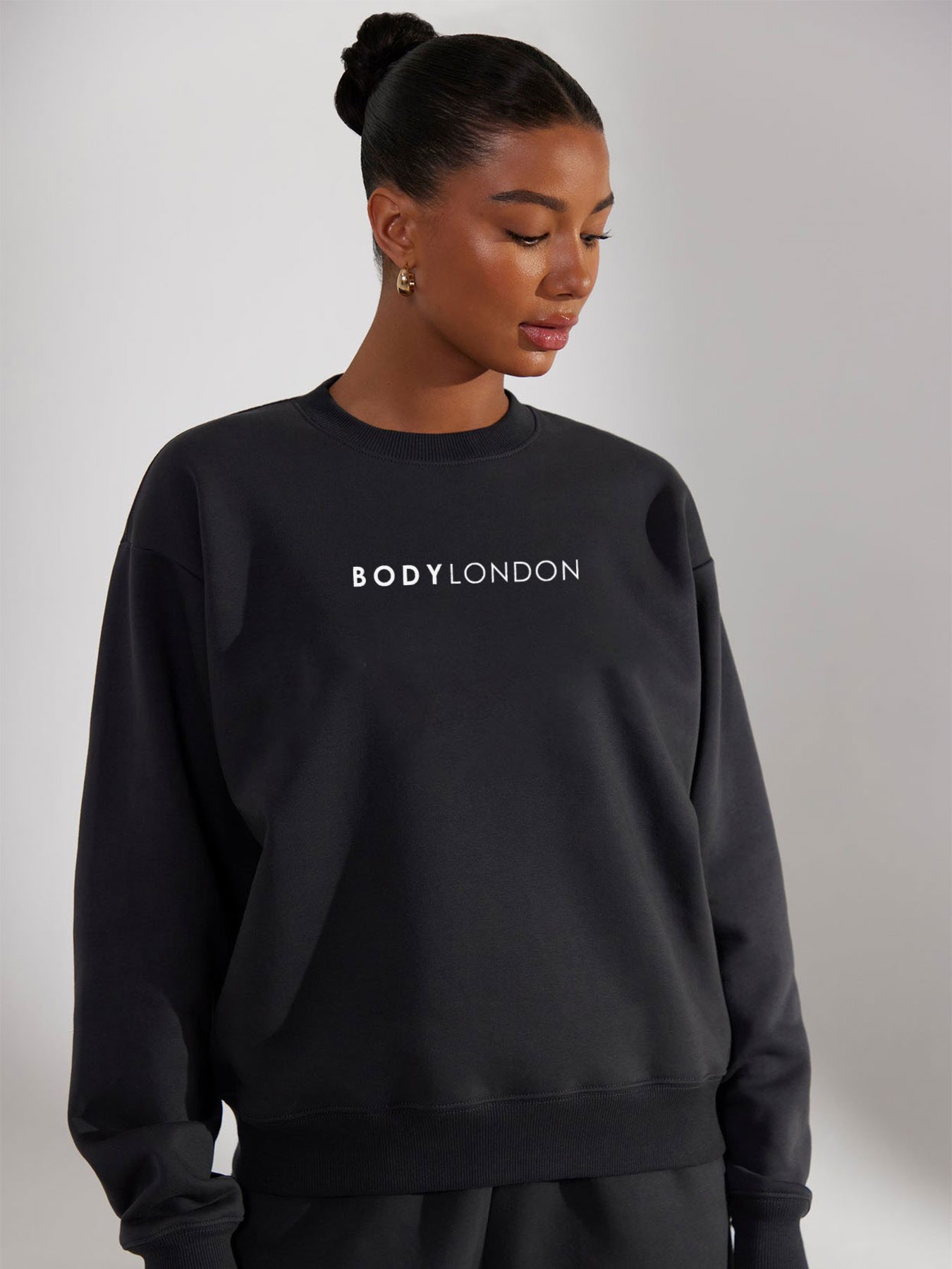 BodyLondon sweatshirt met ronde hals