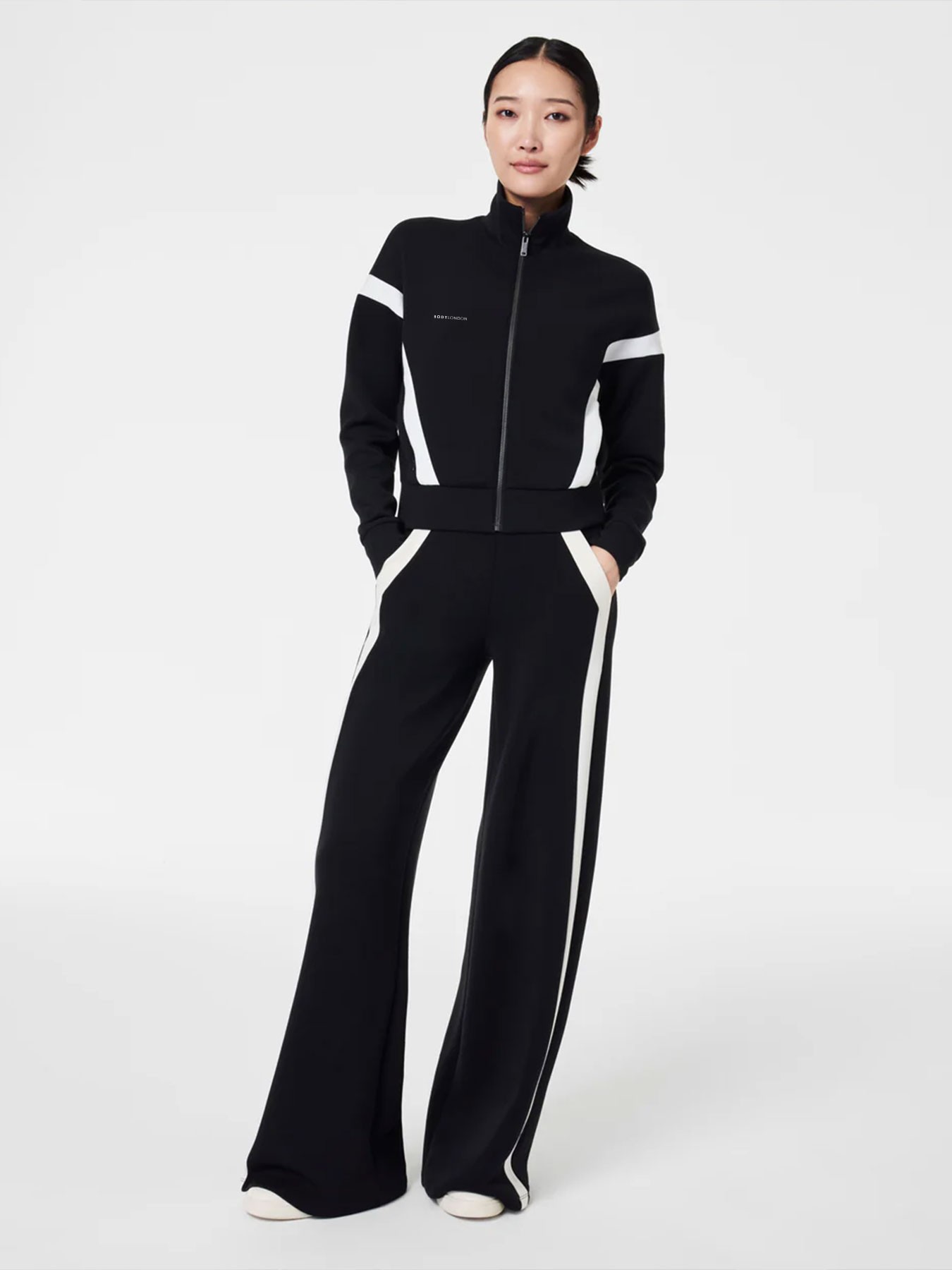 BodyLondon Striped Tracksuit Set