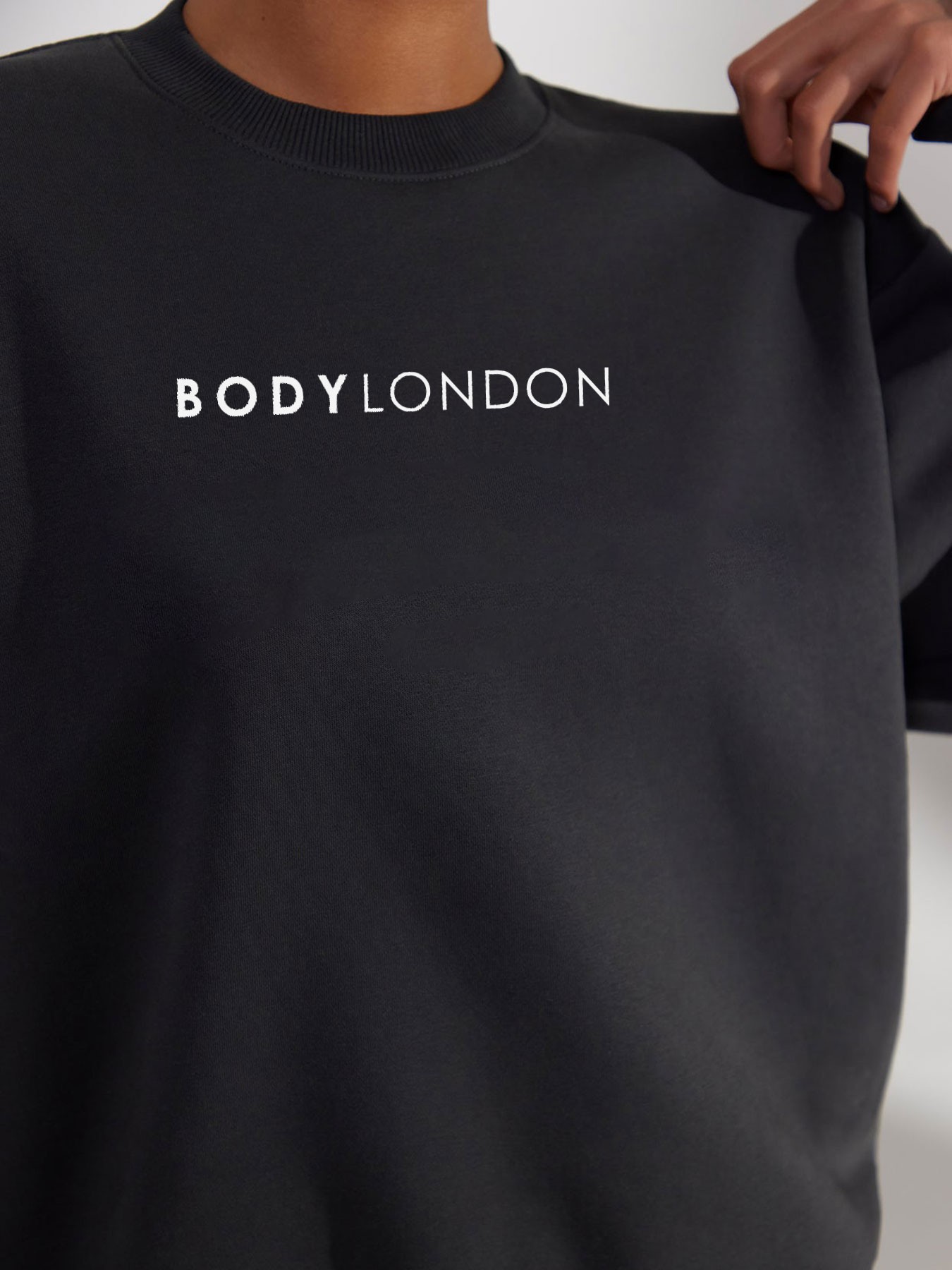 BodyLondon Sweatshirt mit Rundhalsausschnitt