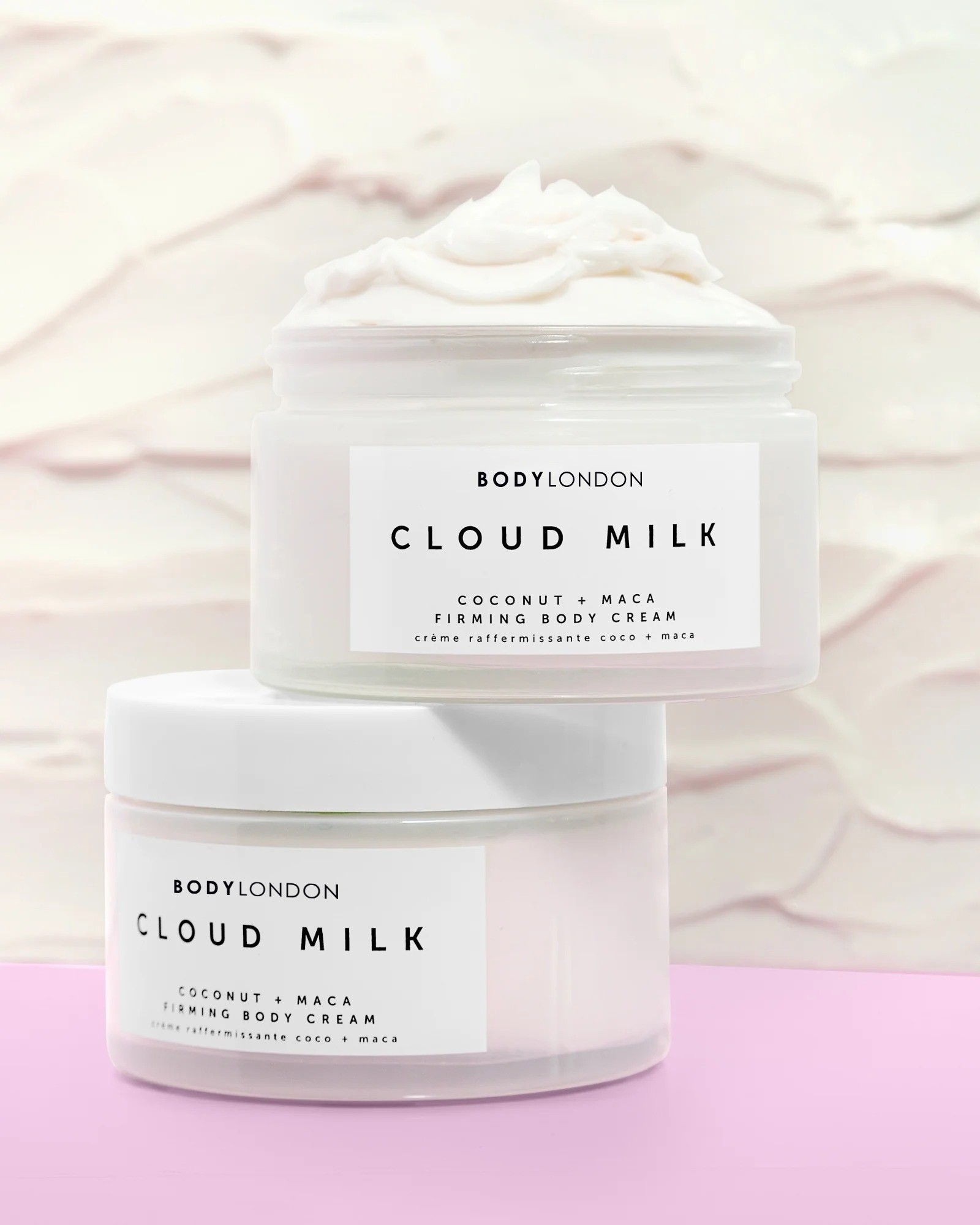 Ujędrniający krem ​​do ciała Cloud Milk Coconut + Maca