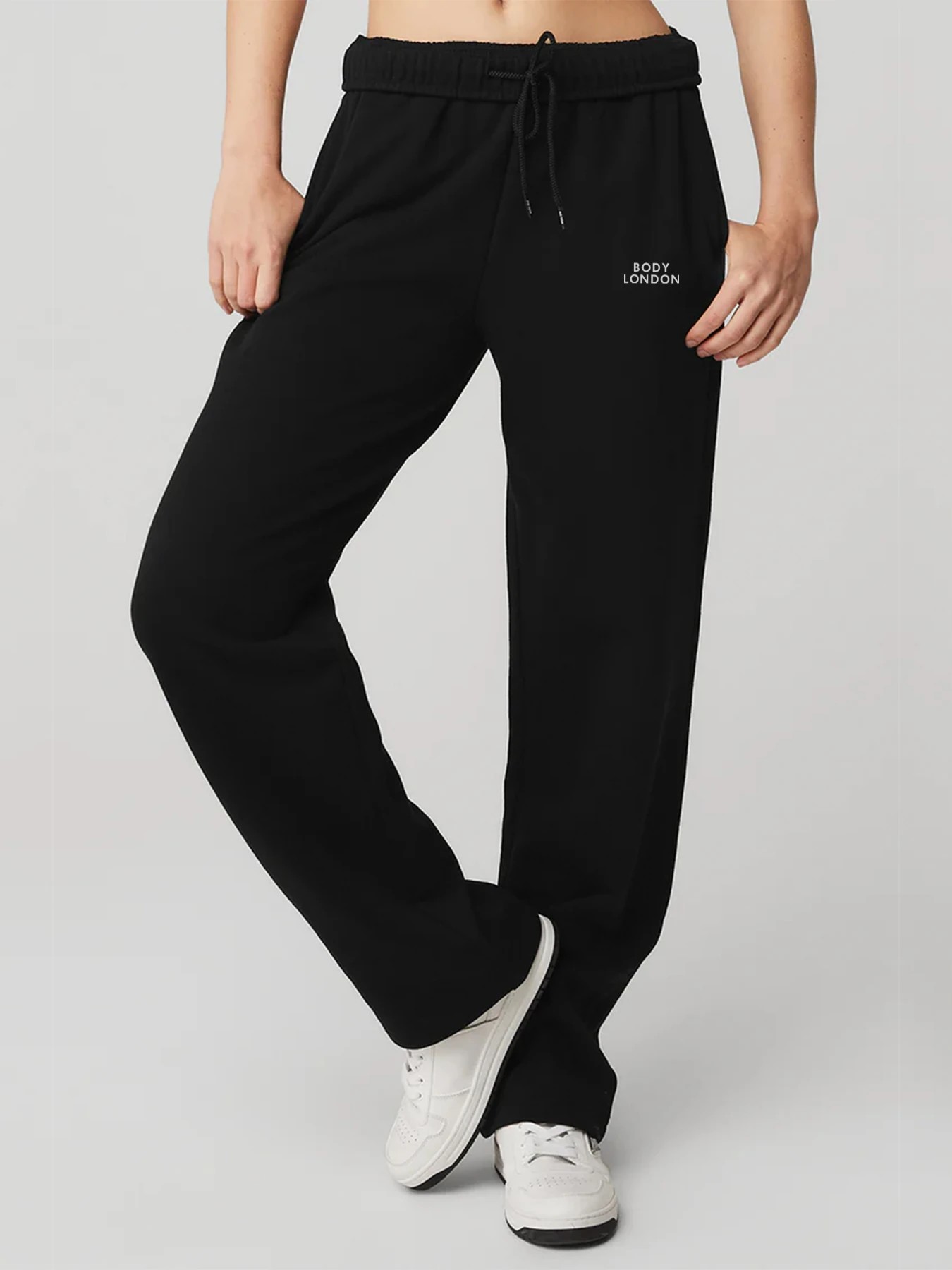 BodyLondon - Pantalon de survêtement coupe droite