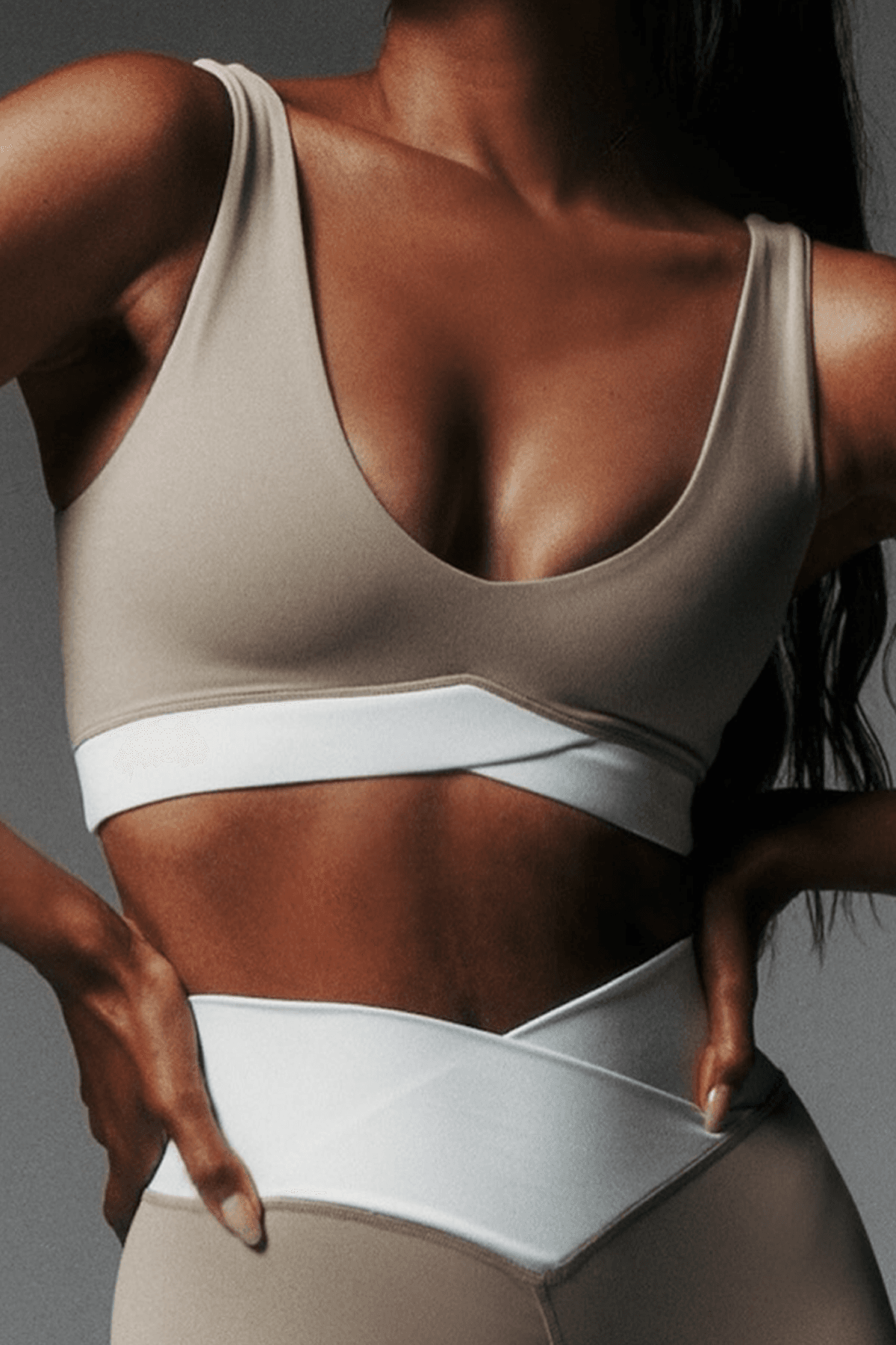 Sports Bra Compressor Bra - Bej