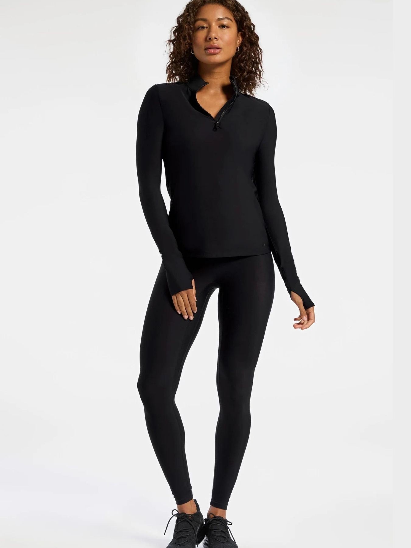 BodyLondon Zippered Long Sleeve Top