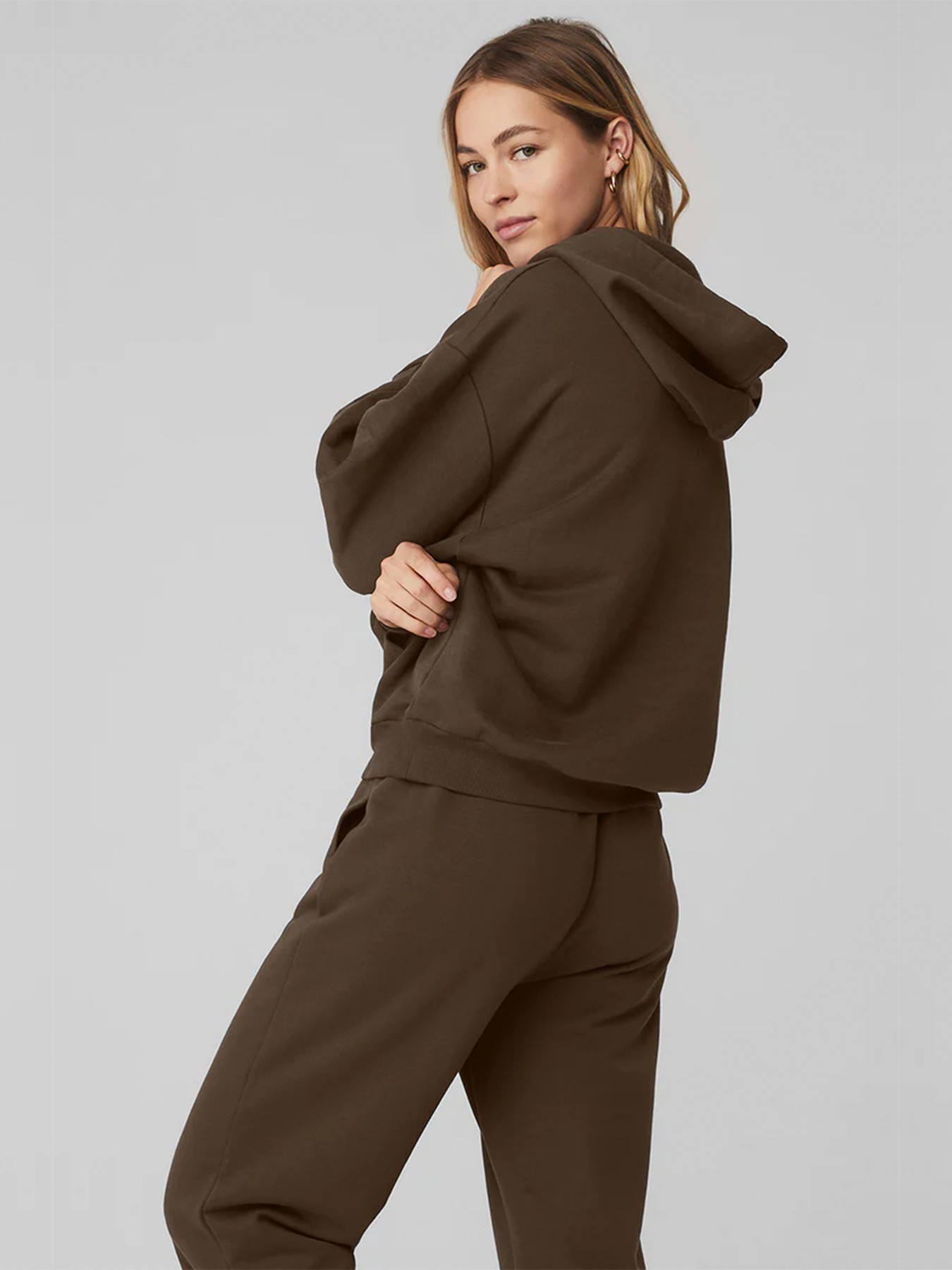 BodyLondon Kapuzenpullover (Espresso)