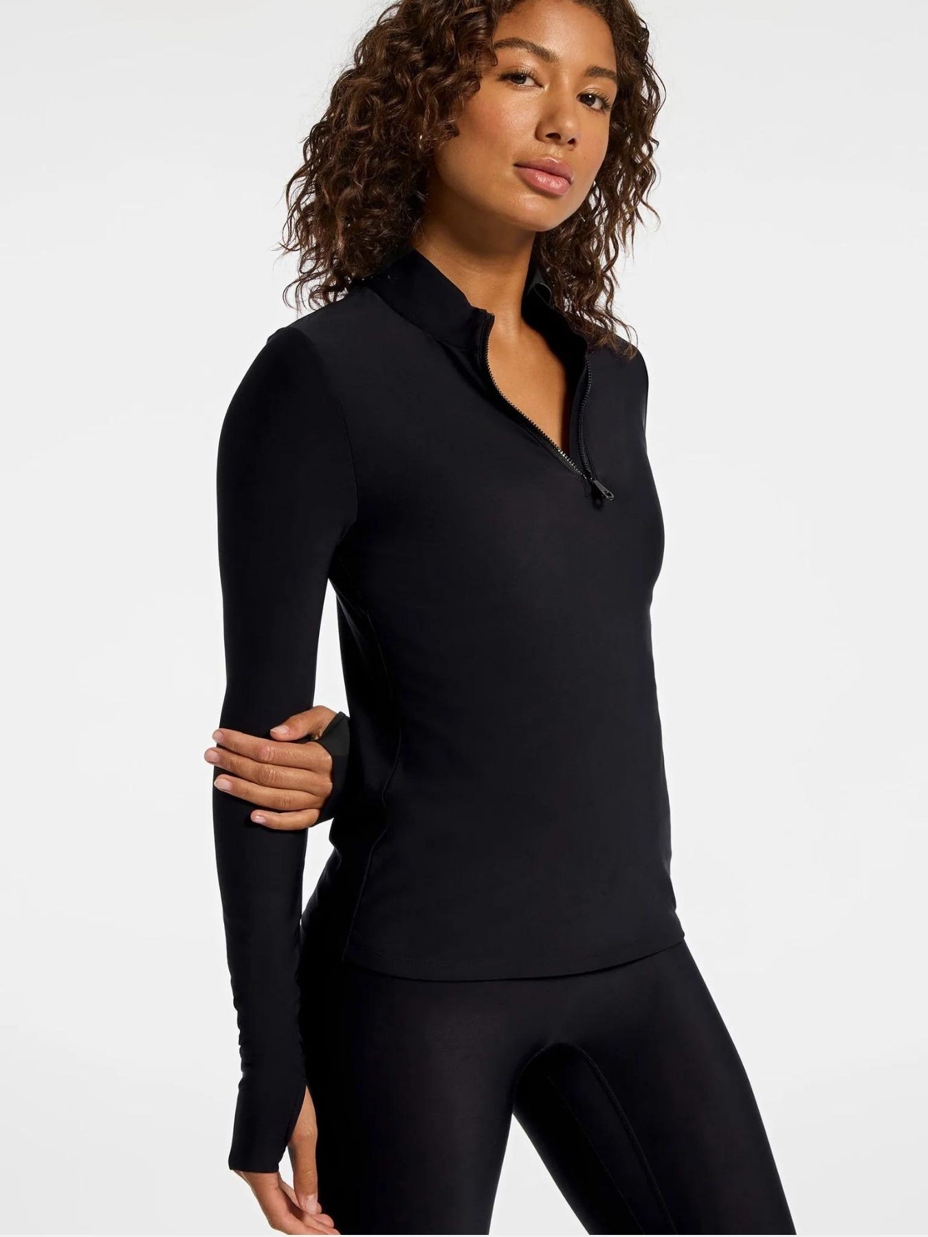 BodyLondon Zippered Long Sleeve Top