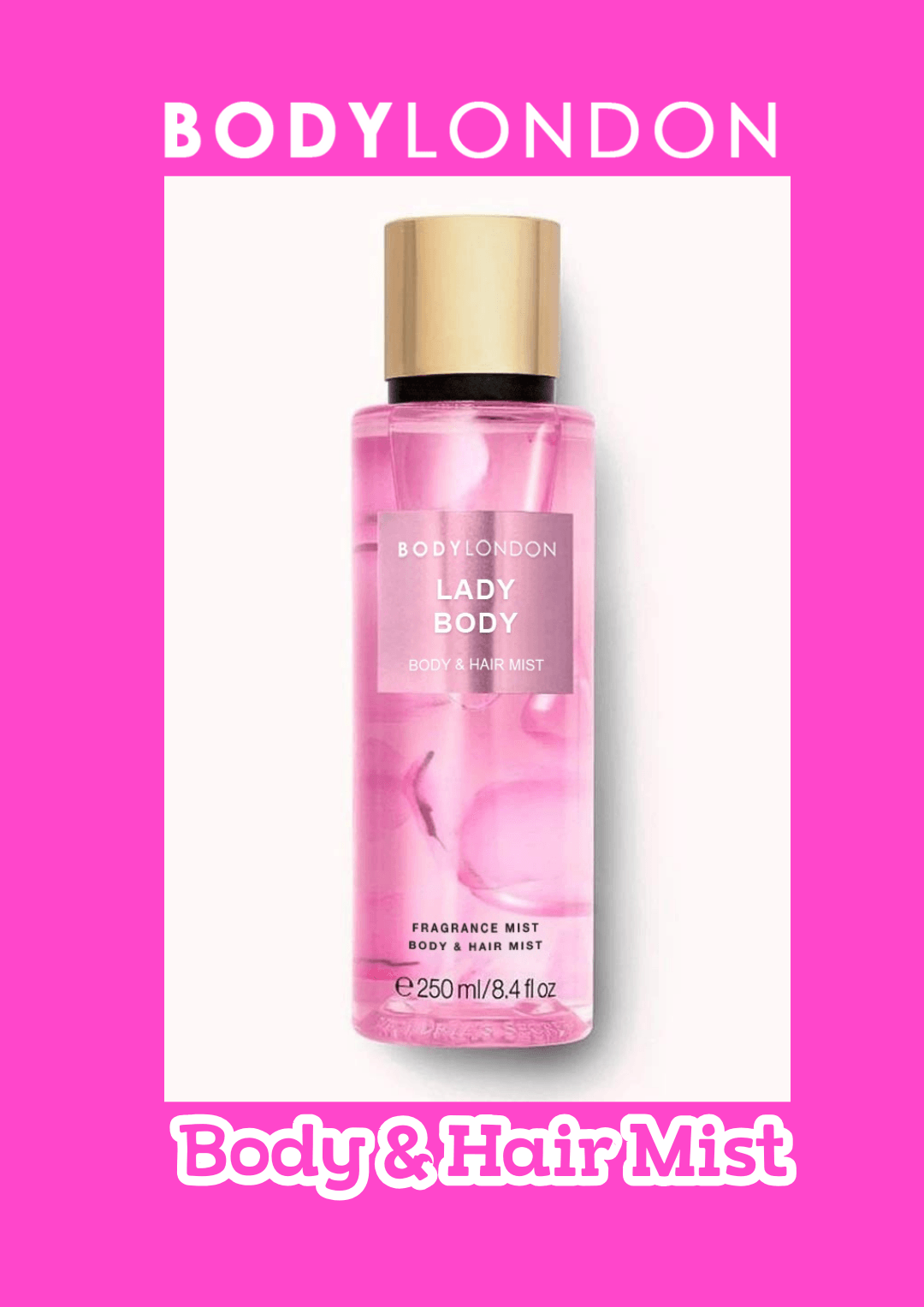 Lody Body Mist Körper- und Haarspray 250 ml