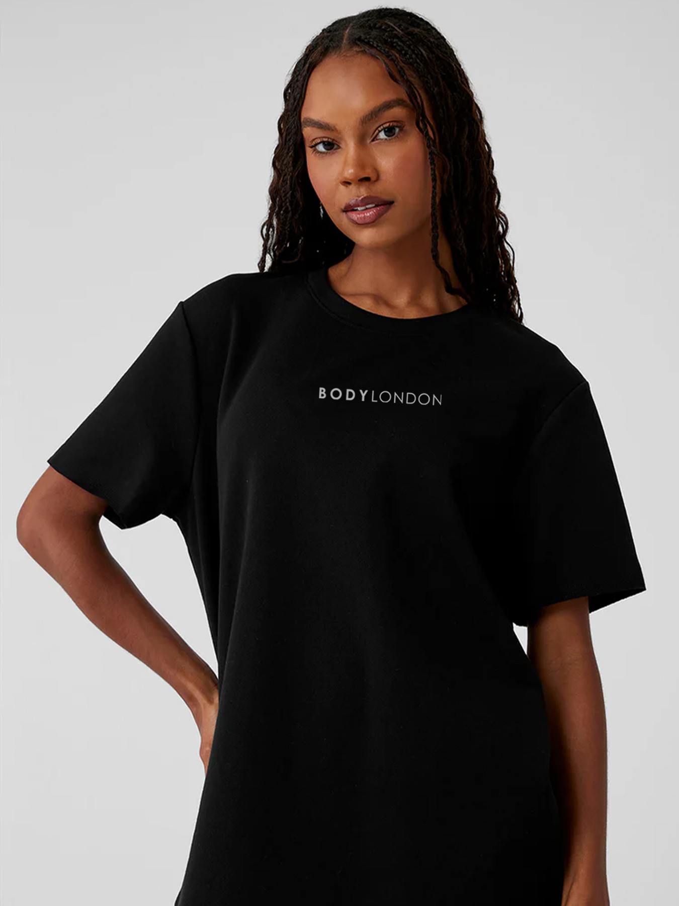 BodyLondon Chill T-shirt met korte mouwen (zwart)