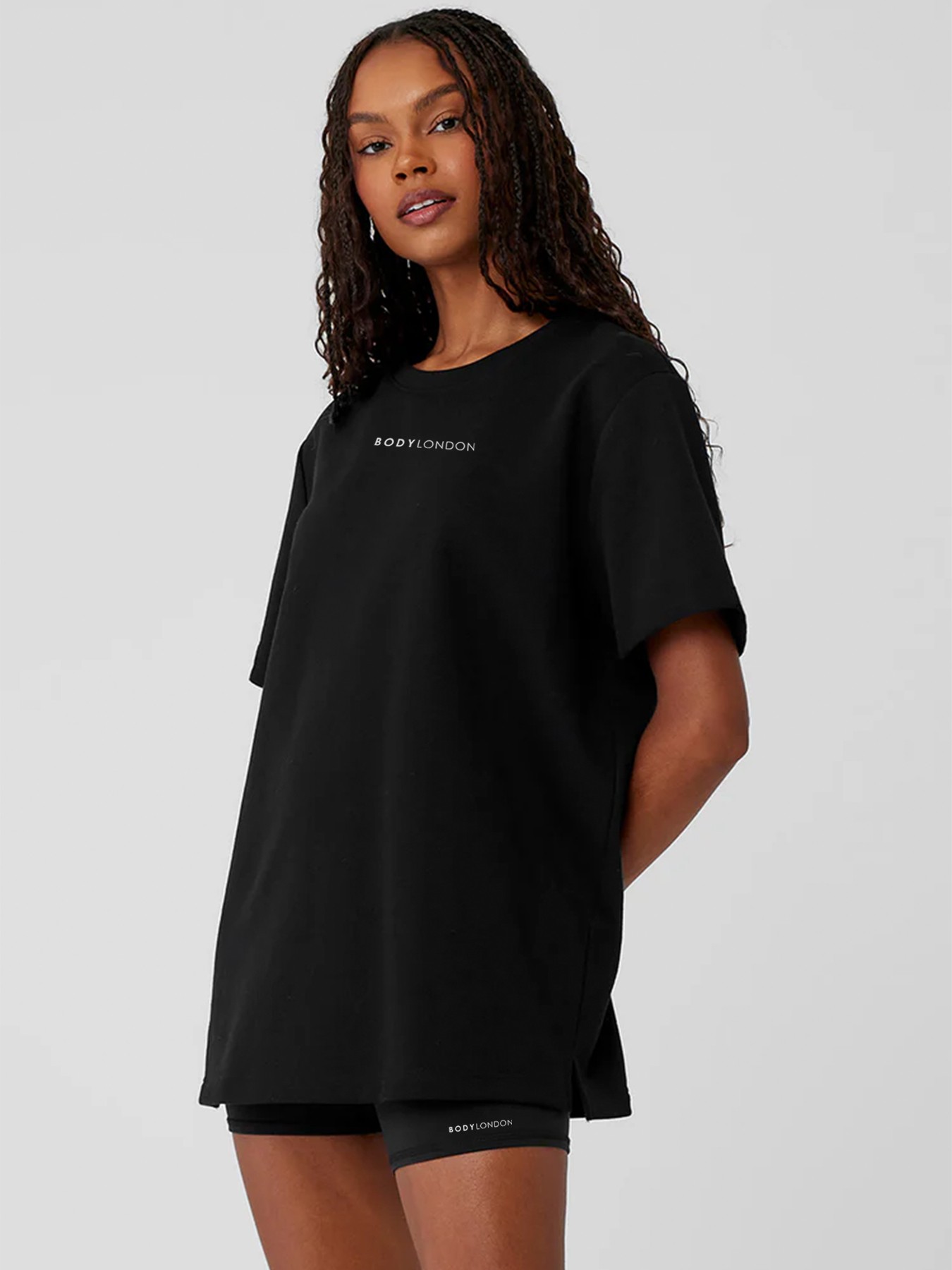 BodyLondon Chill Short Sleeve T-Shirt (Black)