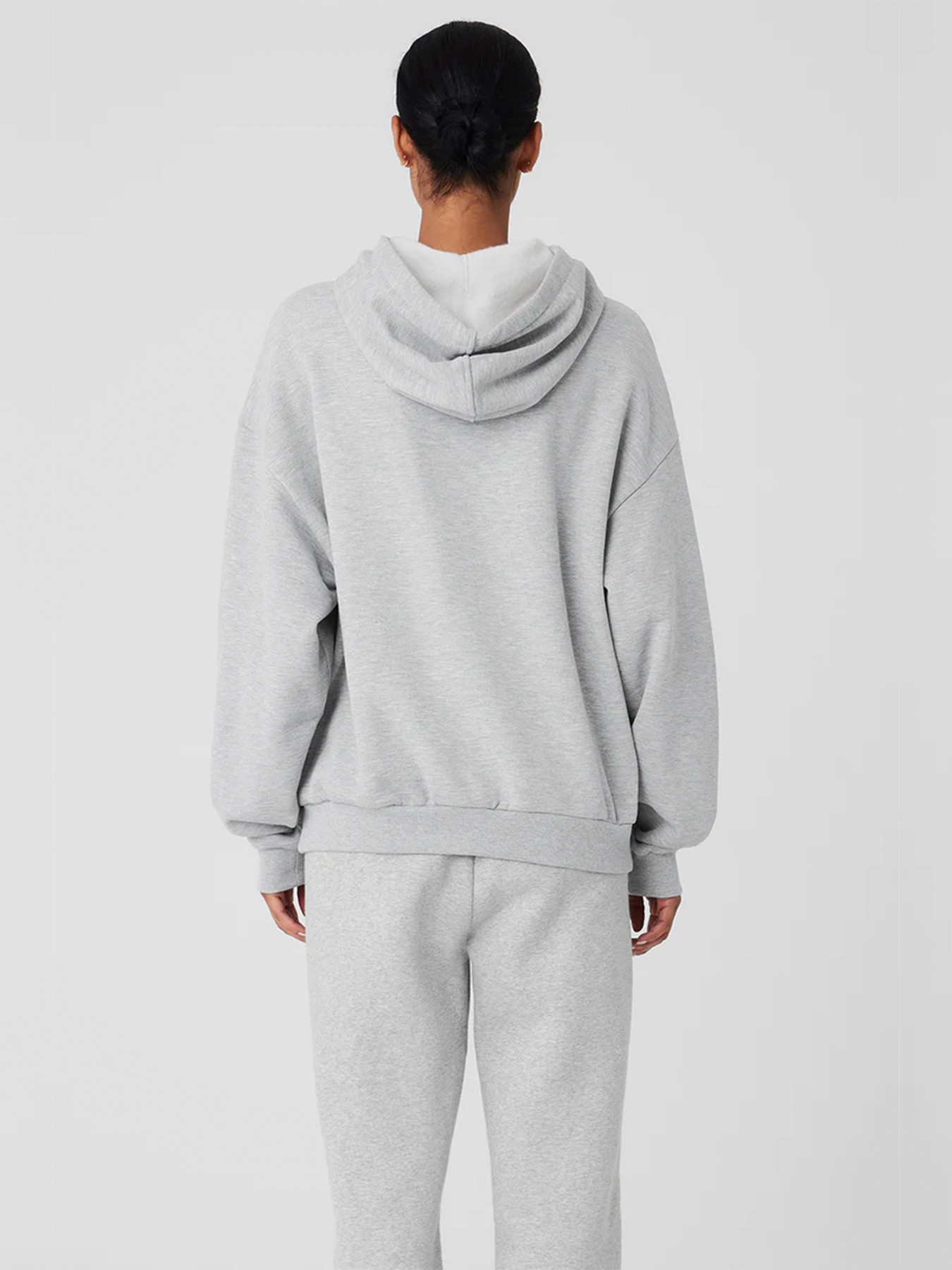 BodyLondon Hooded Sweatshirt (Light Grey)