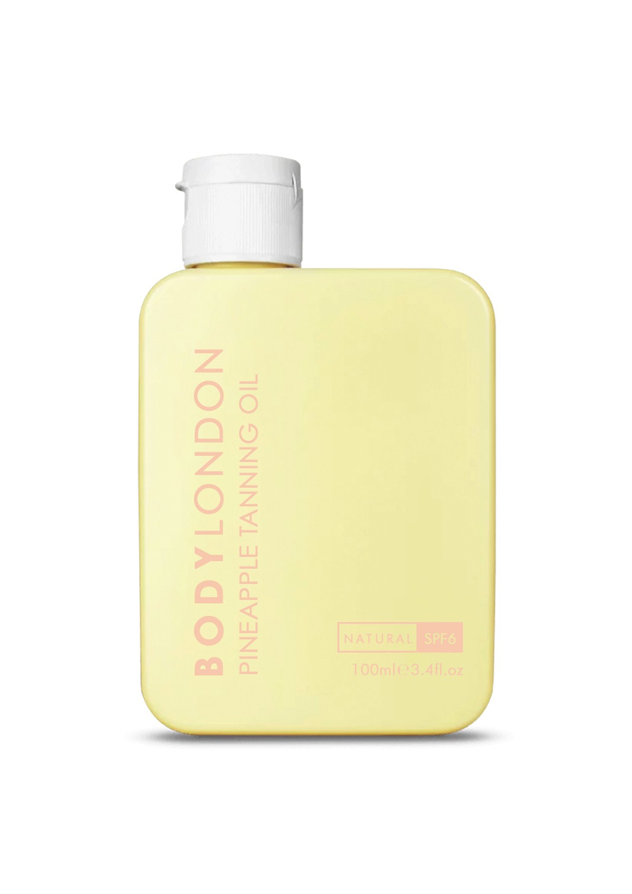 Aceite bronceador de piña SPF6 de Body London