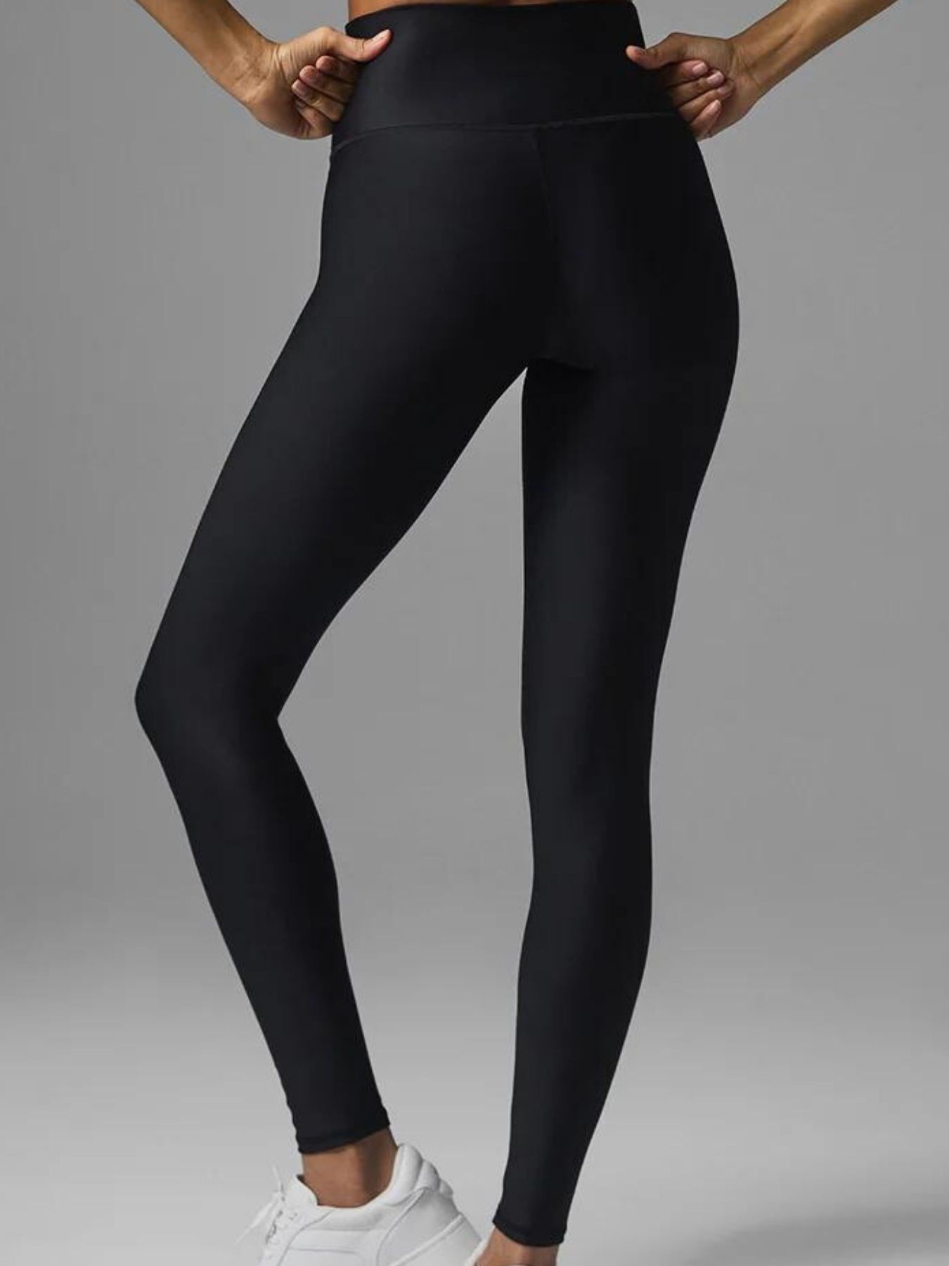 BodyLondon High Waist Airlift Tights (Black)