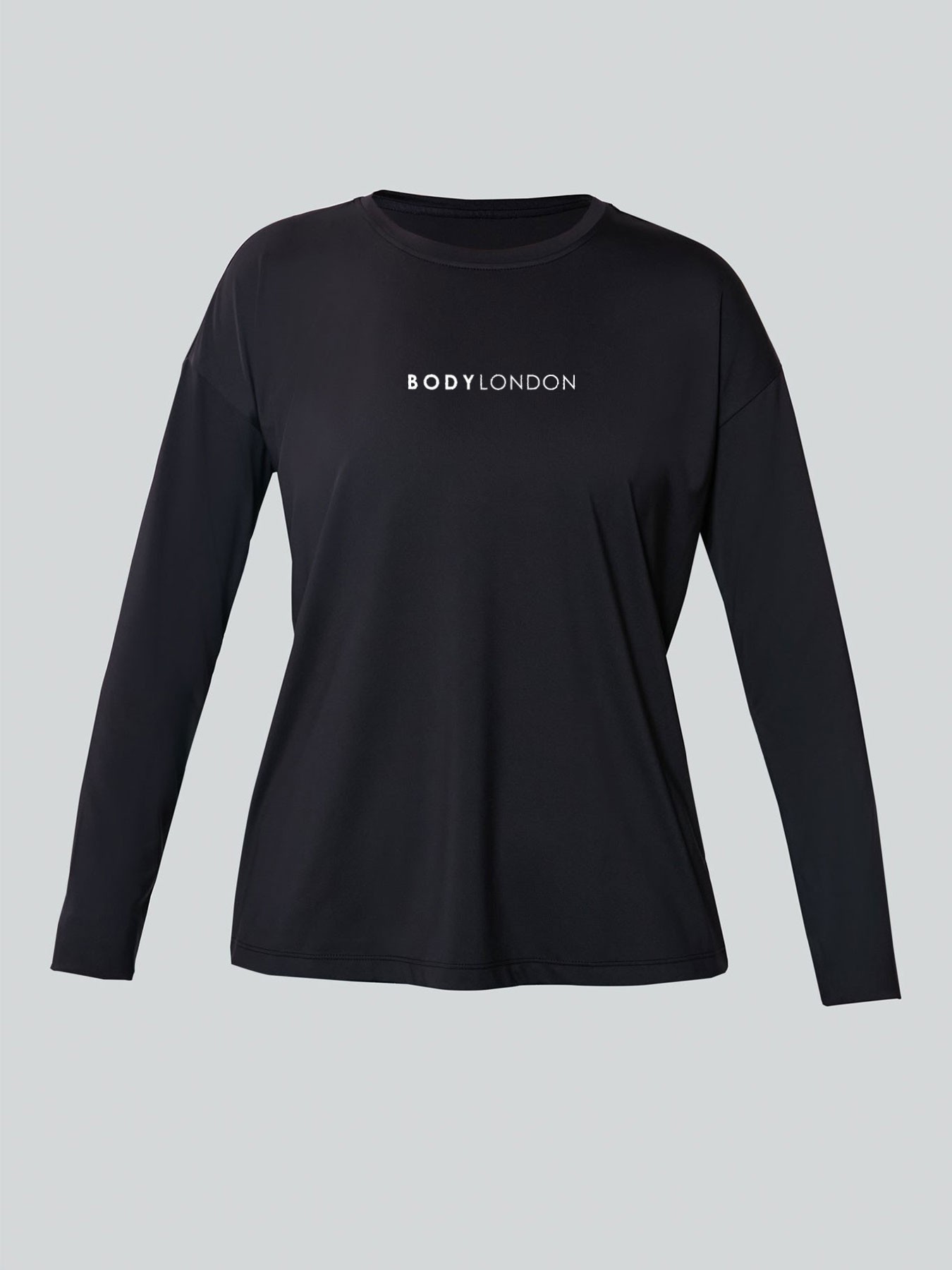 Black Long Sleeve Boyfriend T-Shirt