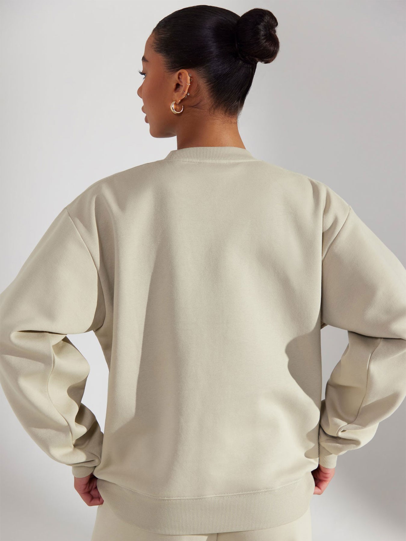 BodyLondon Bisiklet Yaka Sweatshirt