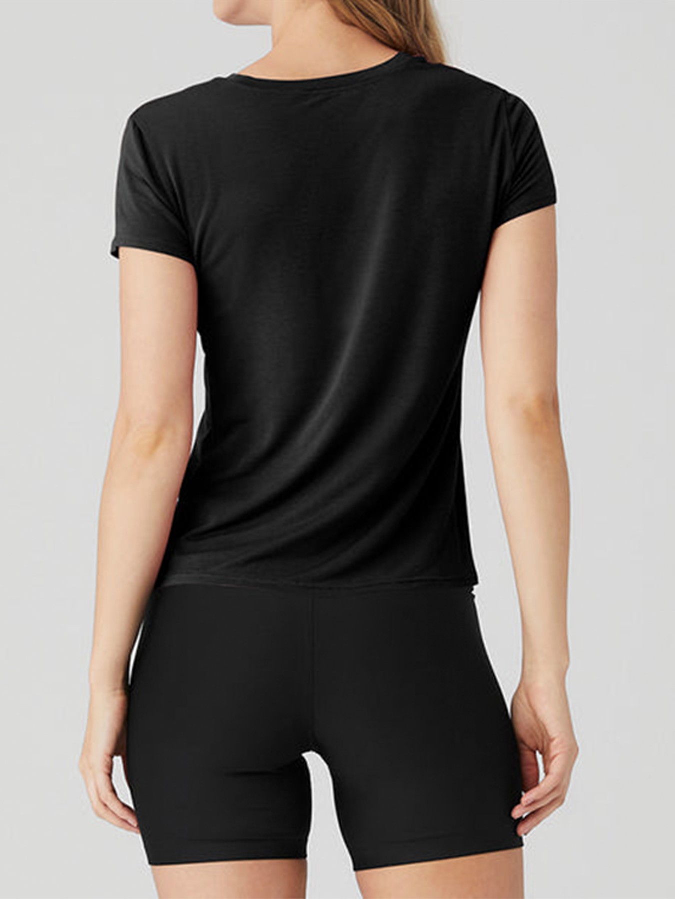 BodyLondon Short Sleeve T-Shirt (Black)