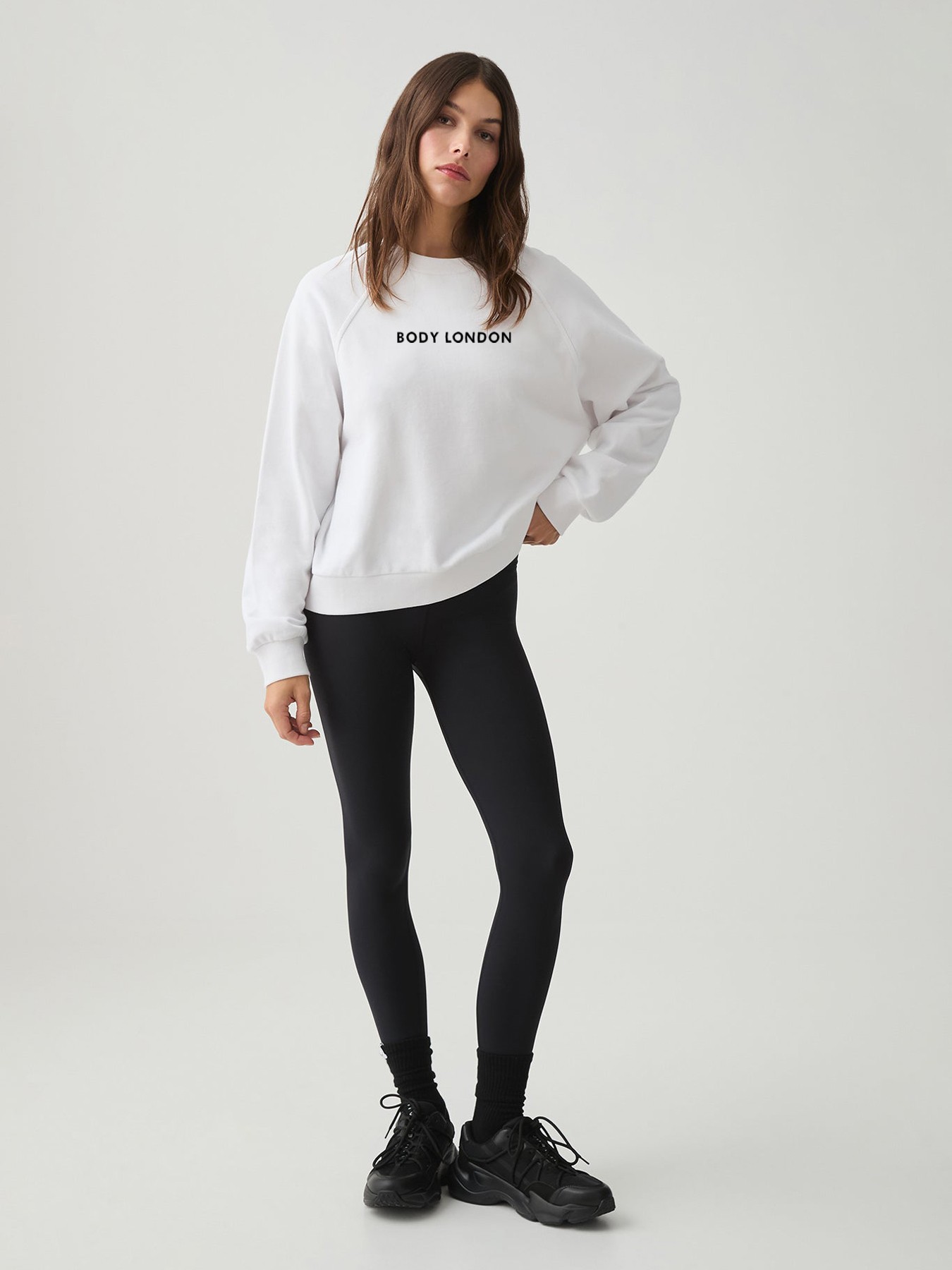 Standard-Logo-Sweatshirt – Weiß