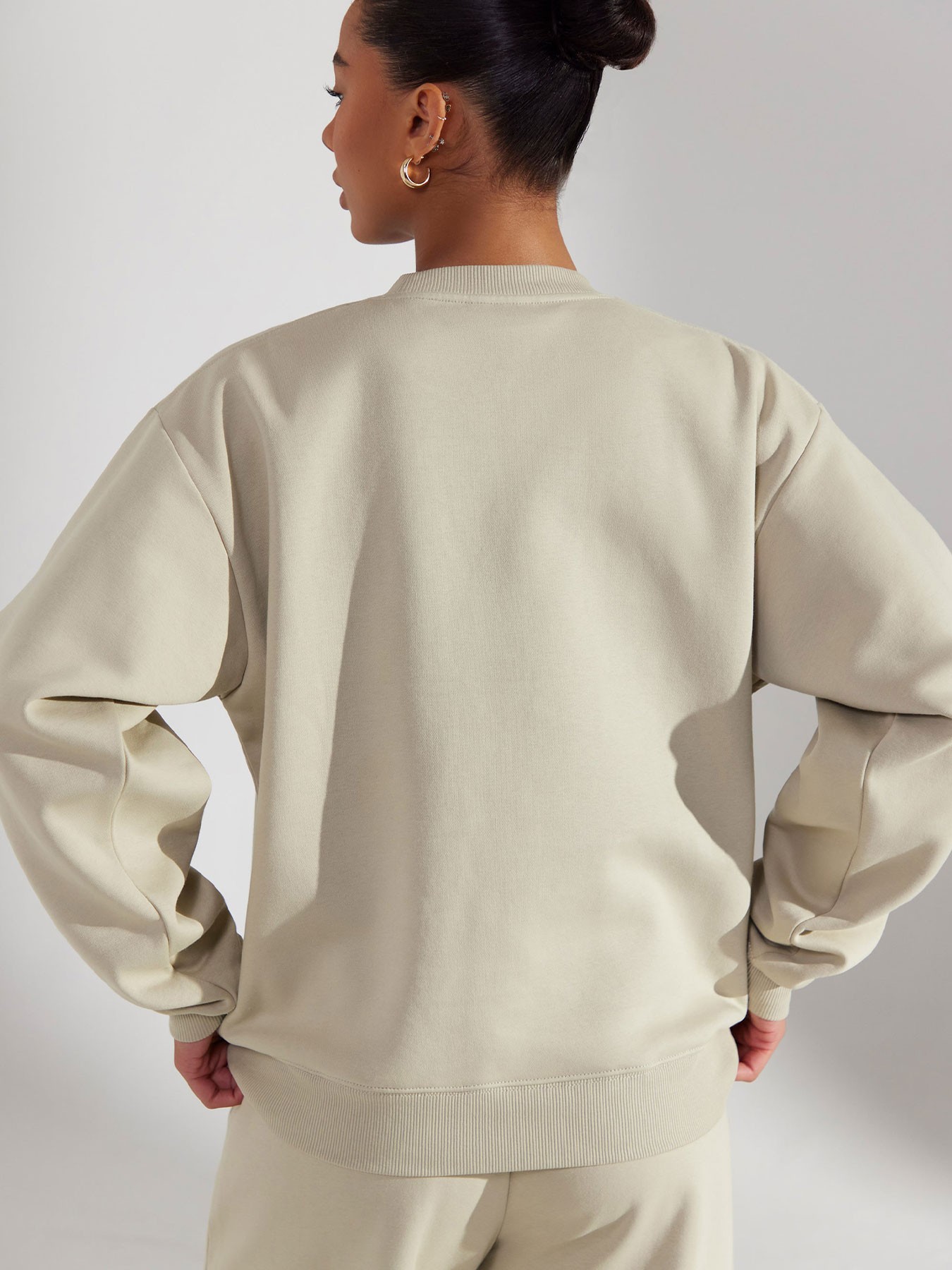 BodyLondon Bisiklet Yaka Sweatshirt