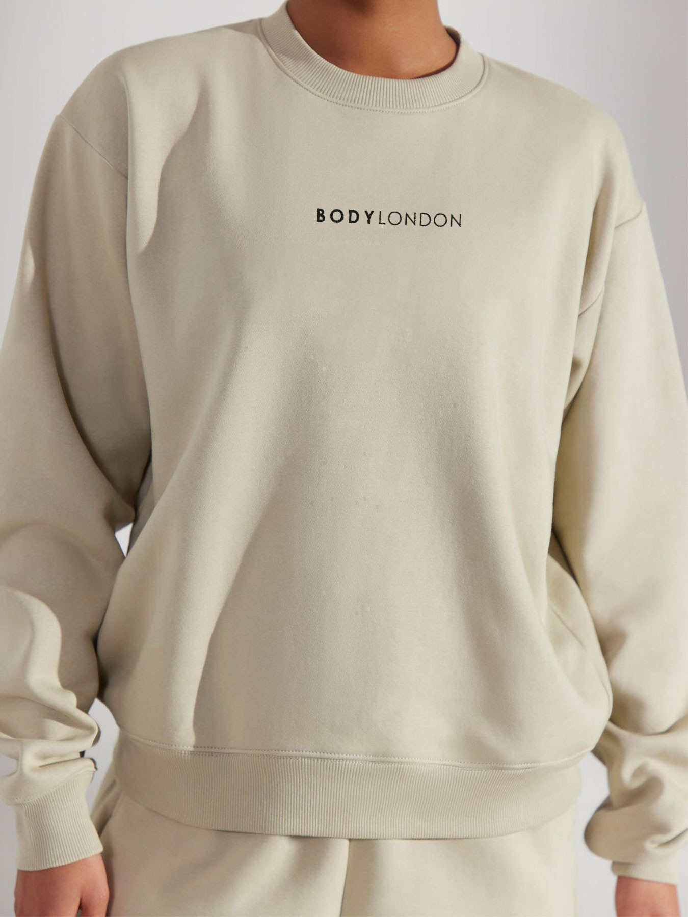 BodyLondon Sweatshirt mit Rundhalsausschnitt