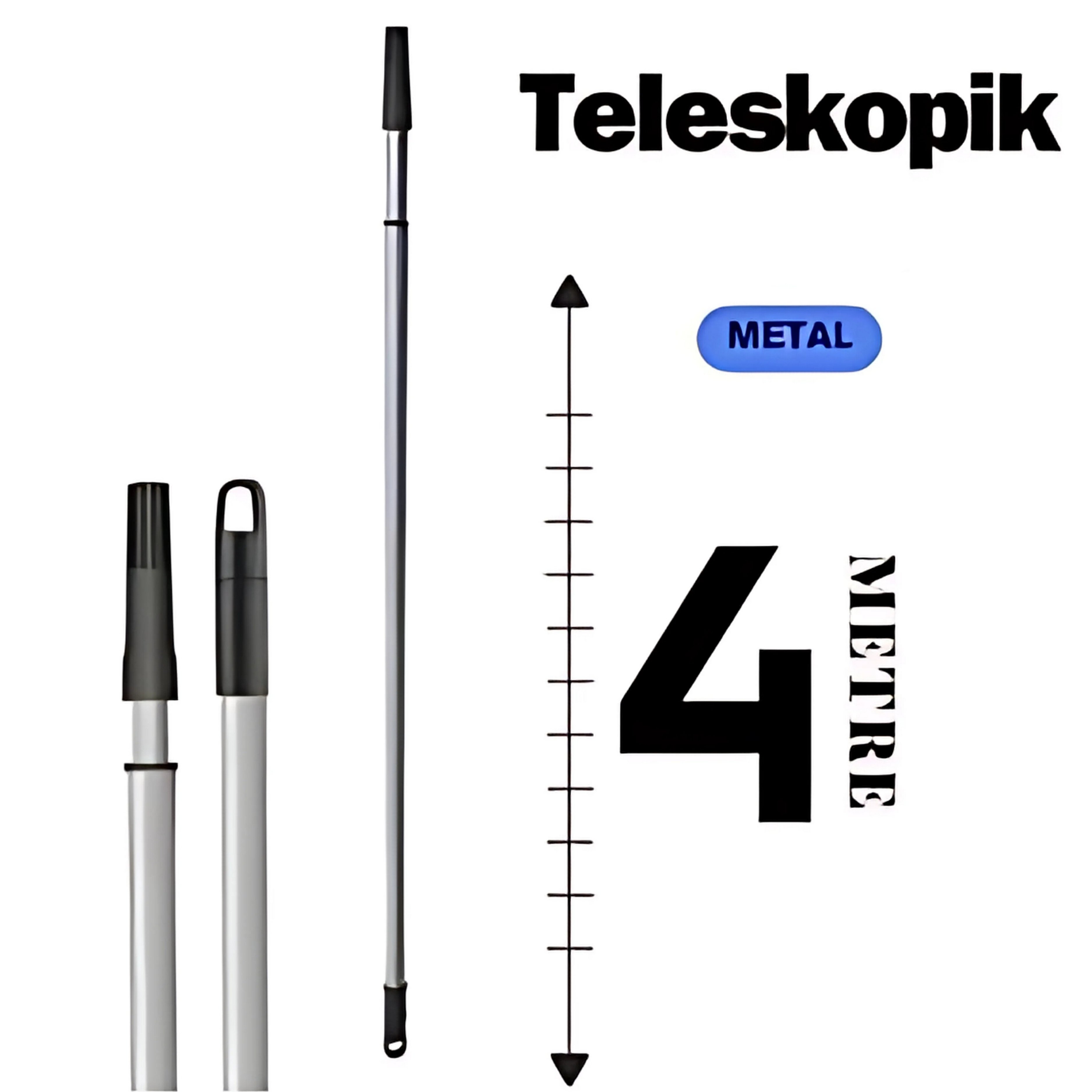 TELESKOPİK METAL SOPA 4 MT