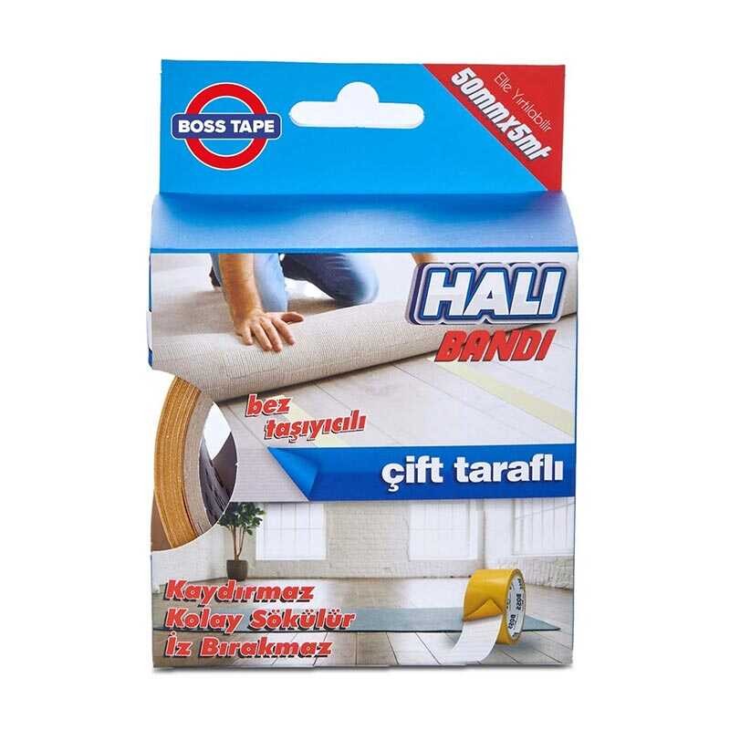 ÇİFT TARAFLI KAYDIRMAZ HALI BANDI 50mm X 5mt