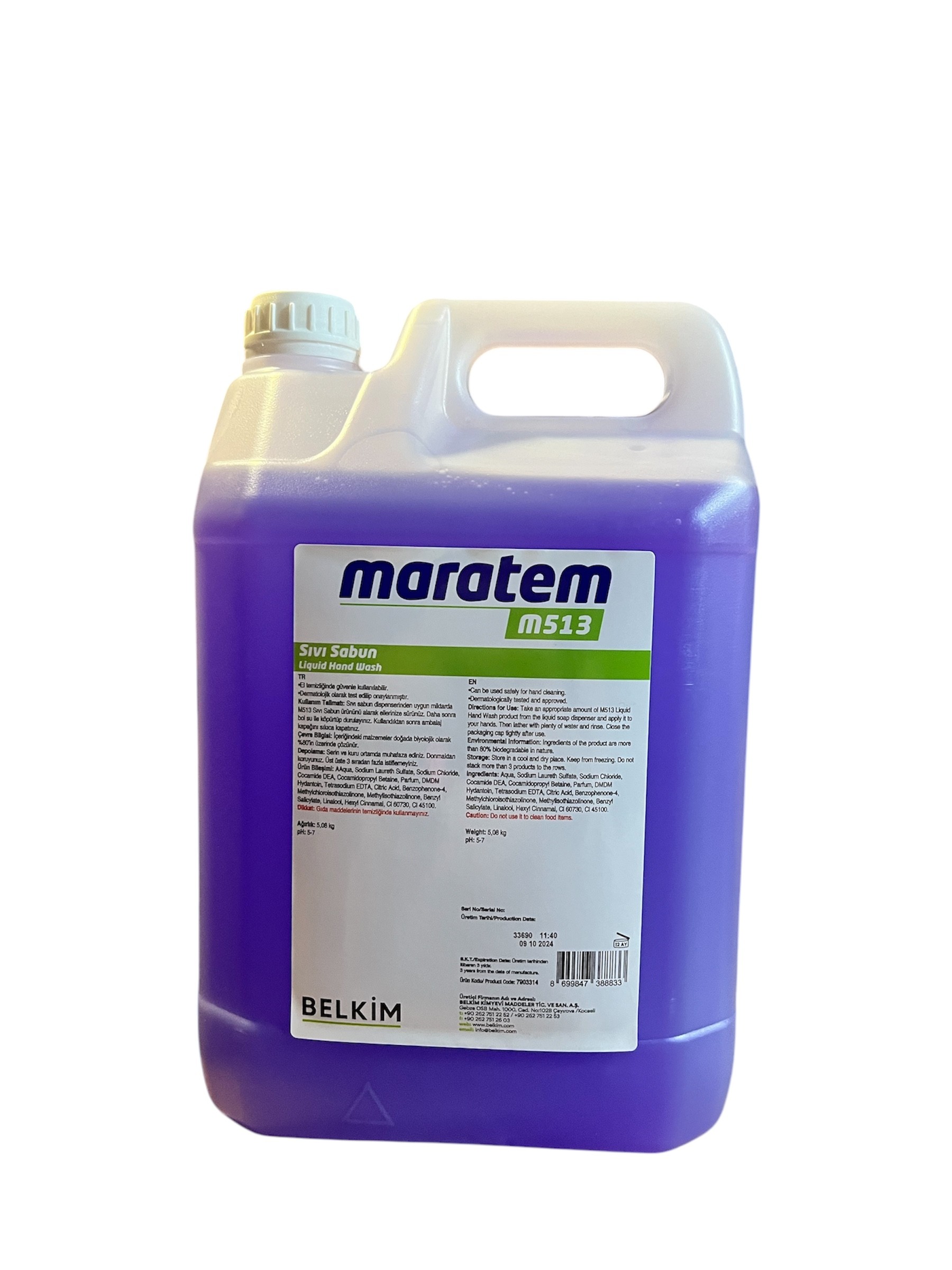 MARATEM M513 SIVI SABUN LAVANTA 5 L
