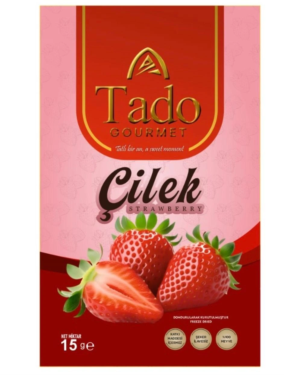 Dondurularak Kurutulmuş Çilek