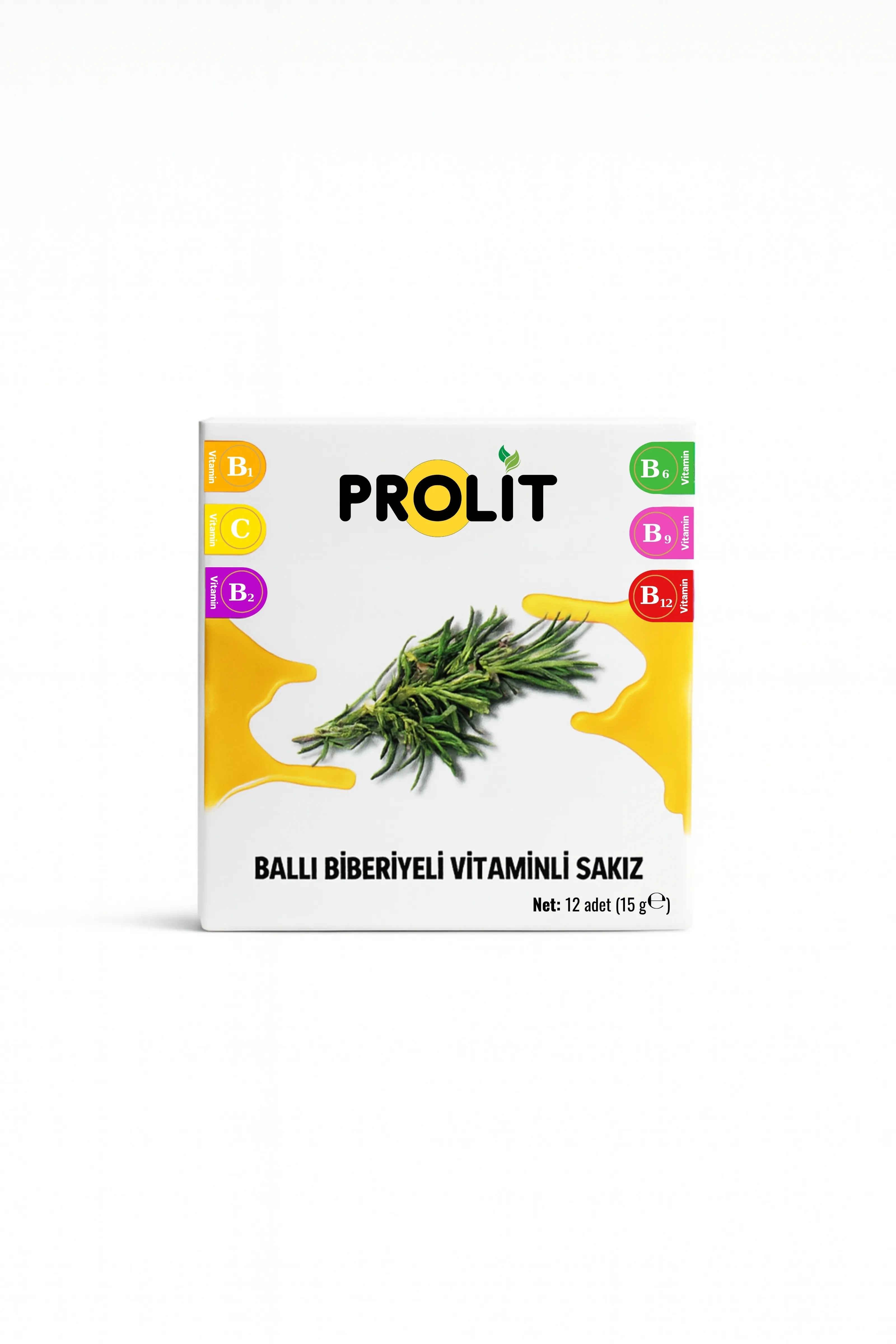 Ballı Biberiyeli Vitaminli Sakız