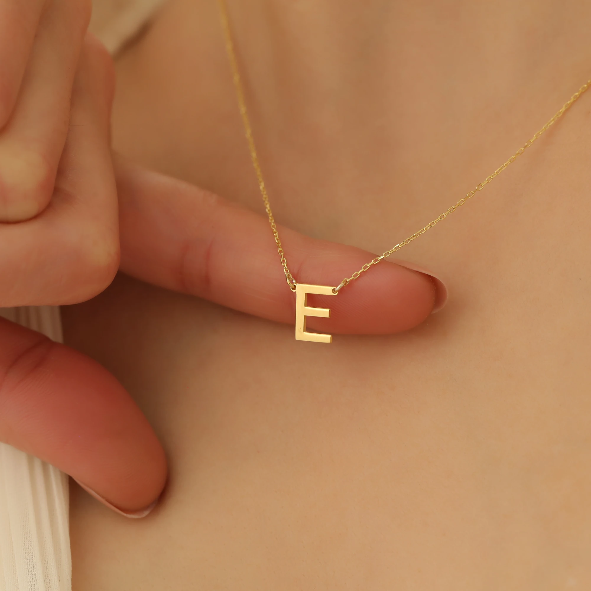 Harfli Gümüş Kolye