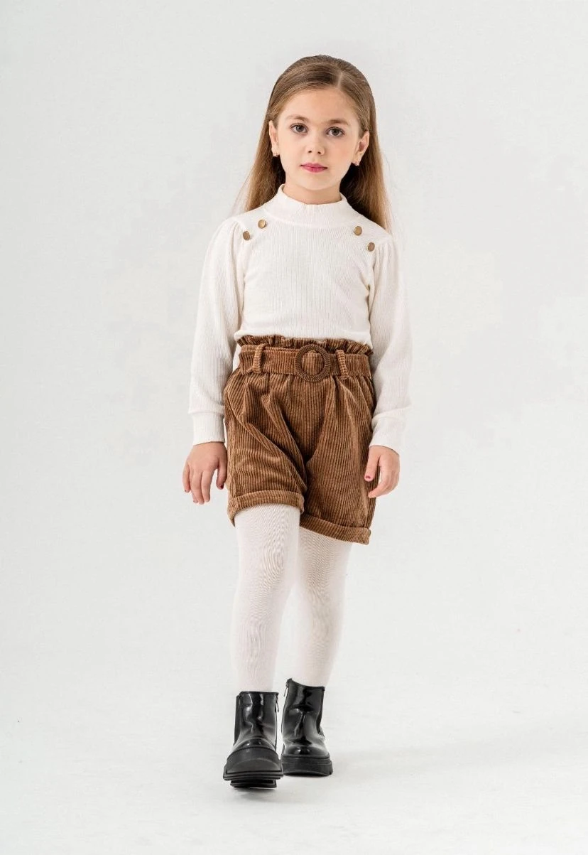 Kız Çocuk Şortlu 3 lü Takım