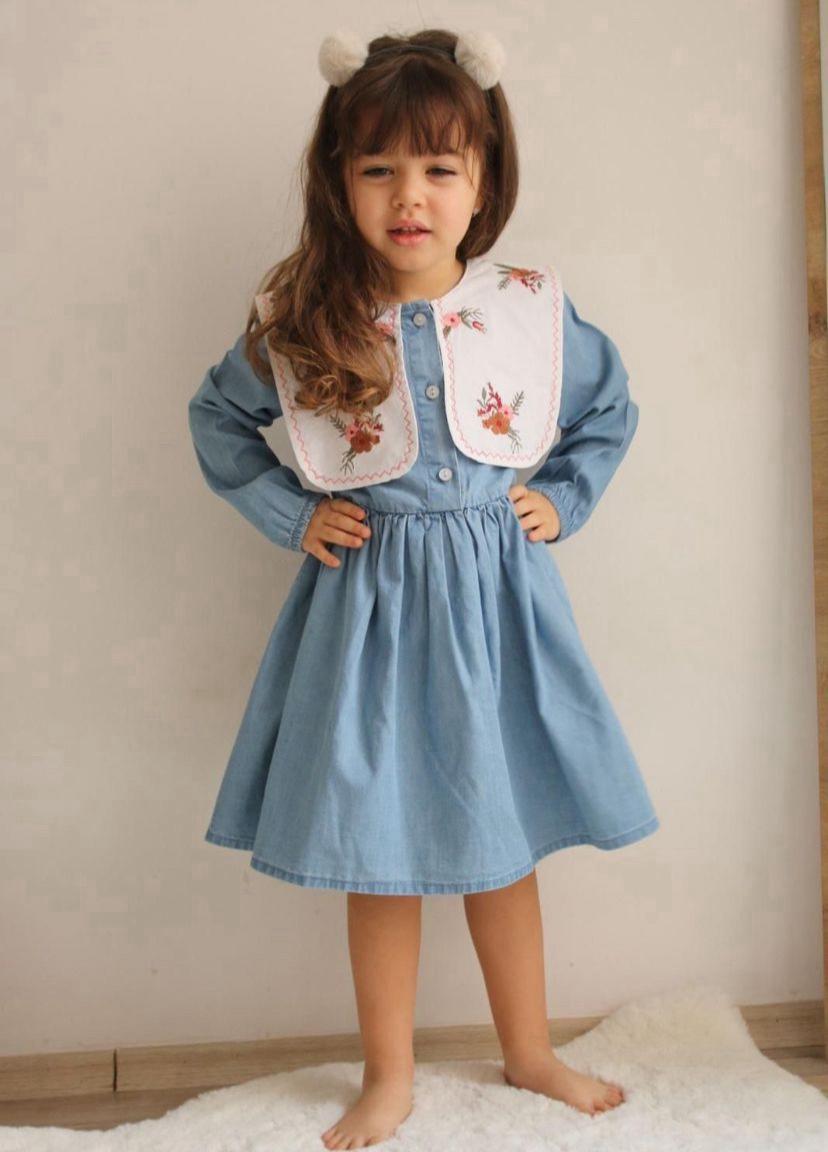 Kız Çocuk Kot Elbise 