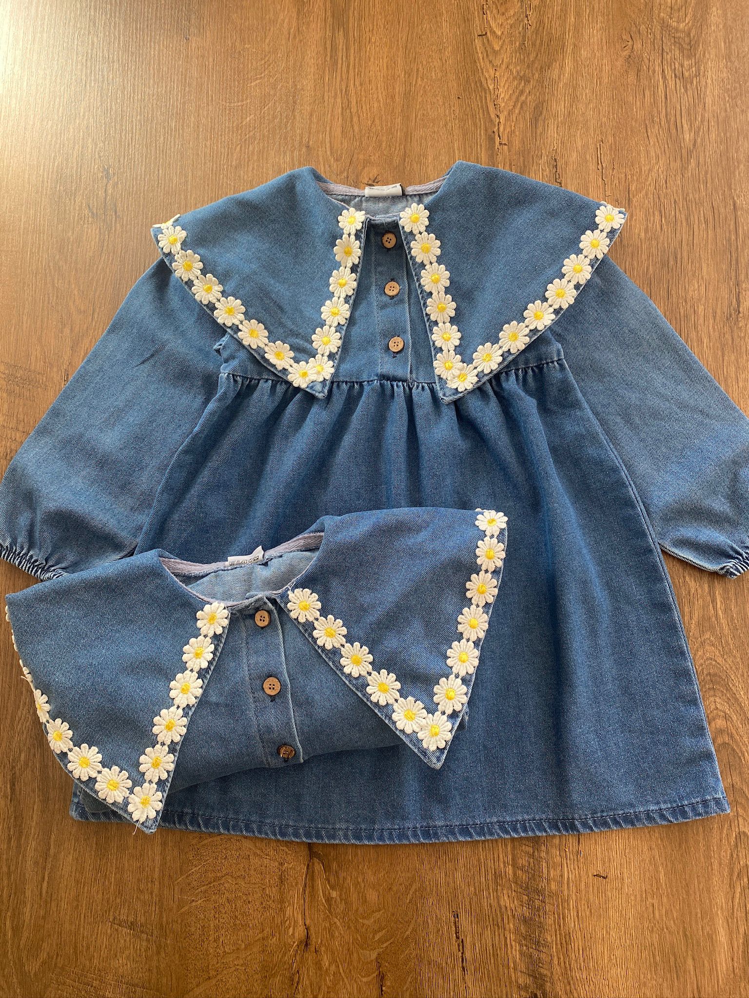 Kız Çocuk Kot Elbise